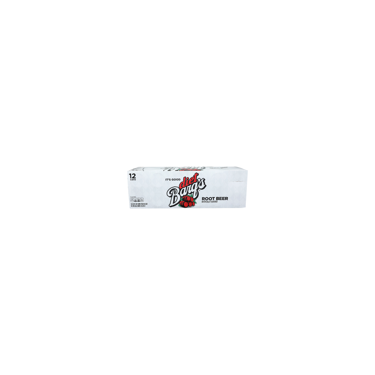 Diet BARQ's Root Beer Diet - 12 Fluid Ounce - 12 Count Image 1 of 4