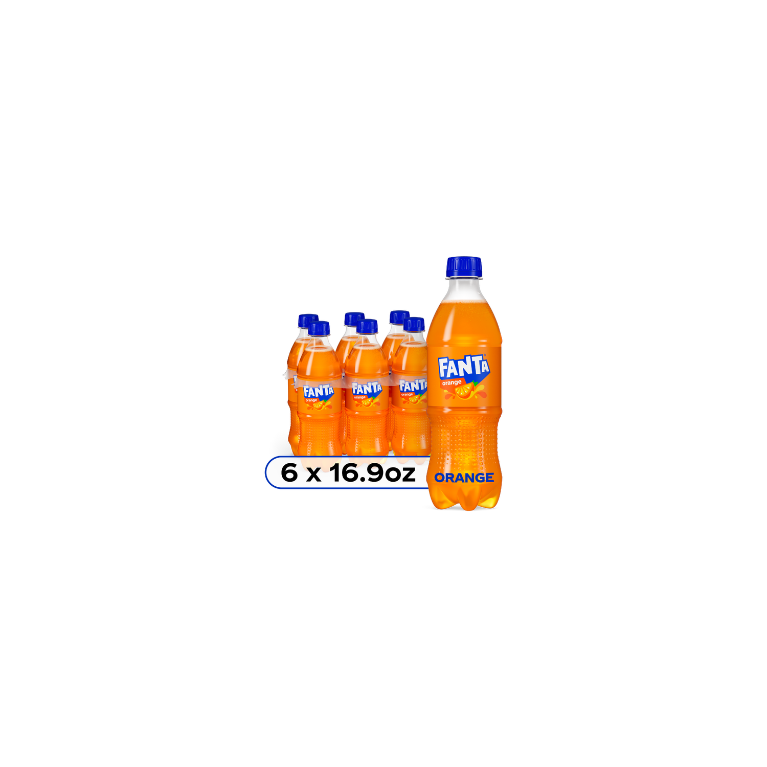 Fanta Orange Soda Soft Drink - 101.4 Fluid Ounce Image 1 of 4