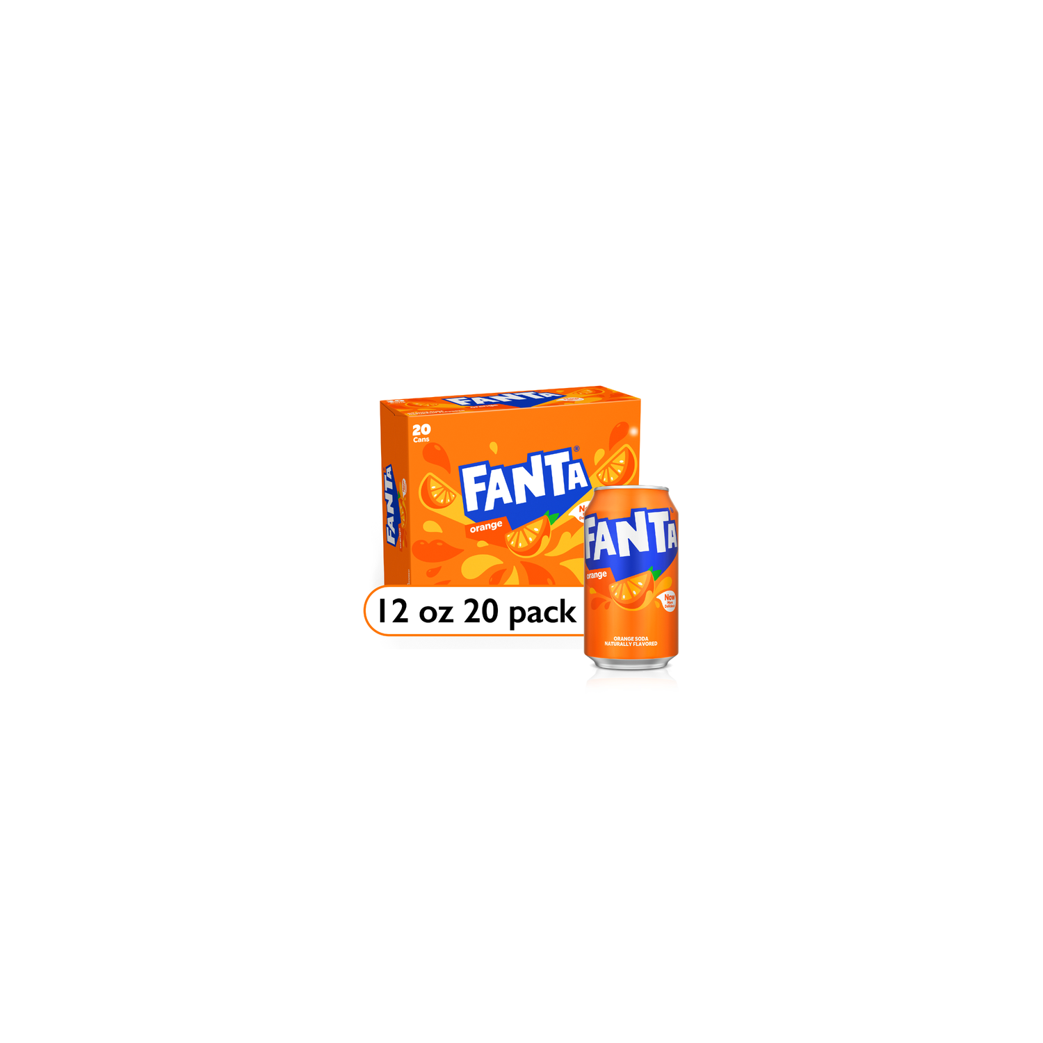 Fanta Orange Soda Soft Drink - 240 Fluid Ounce Image 1 of 4