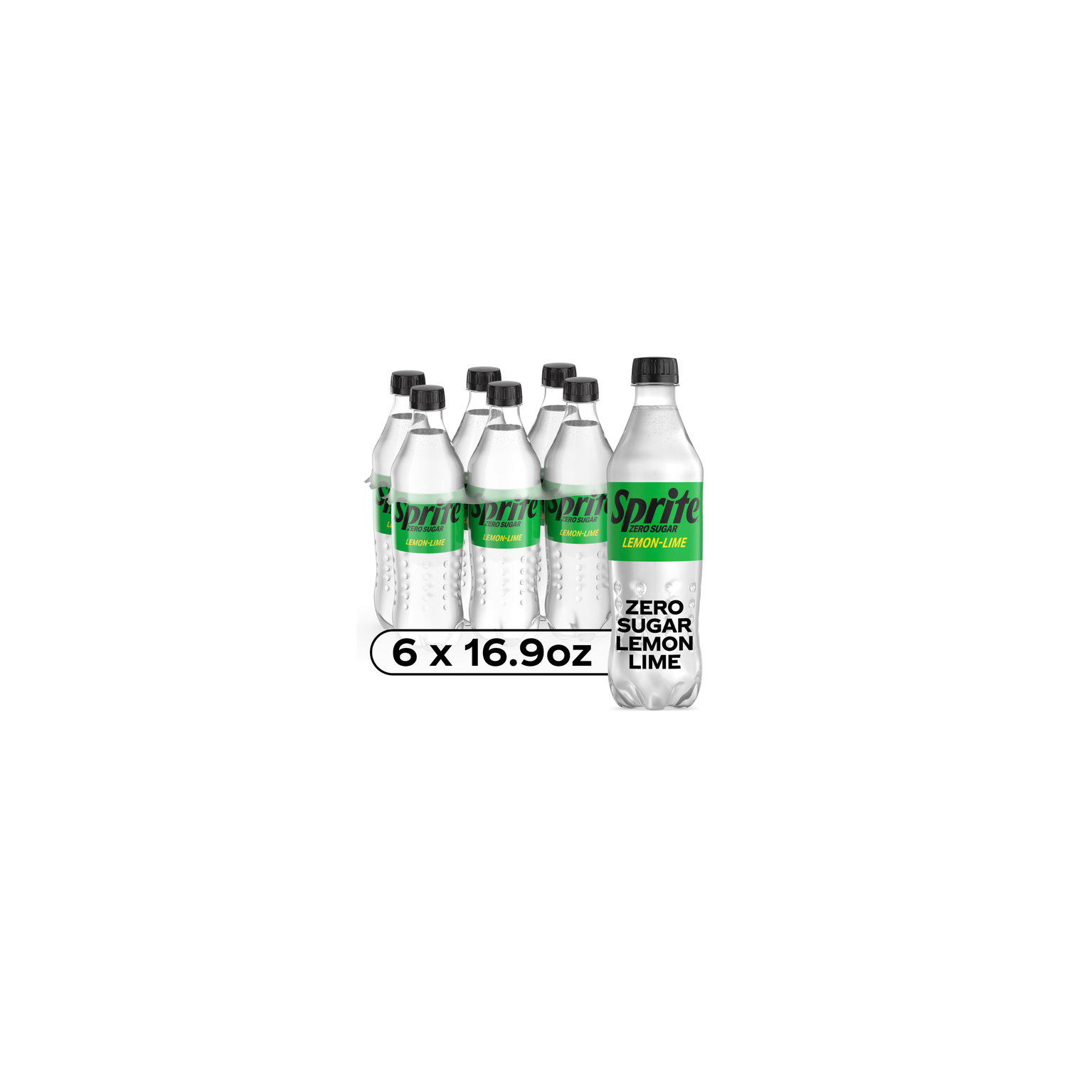 Sprite Zero Sugar Lemon Lime Soda Pop Soft - 101.4 Fluid Ounce Image 1 of 4