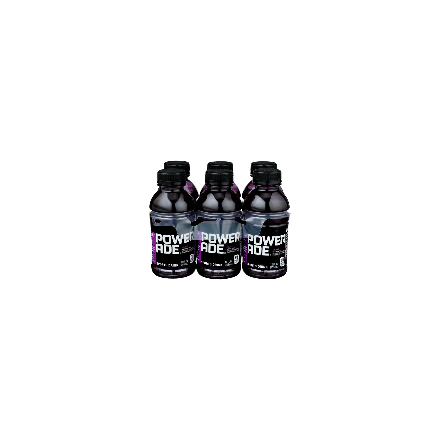 Powerade Grape Sports Drink - 6 Count Image 1 of 4