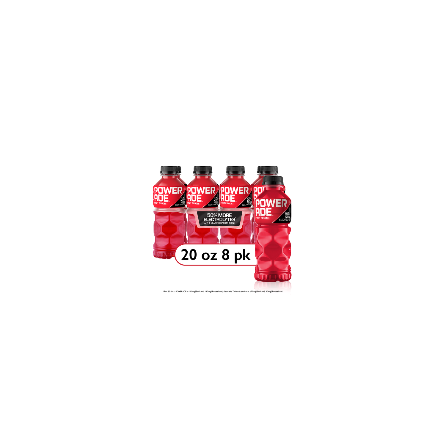 Powerade Fruit Punch Electrolyte Sports Drink - 160 Fluid Ounce Image 1 of 4
