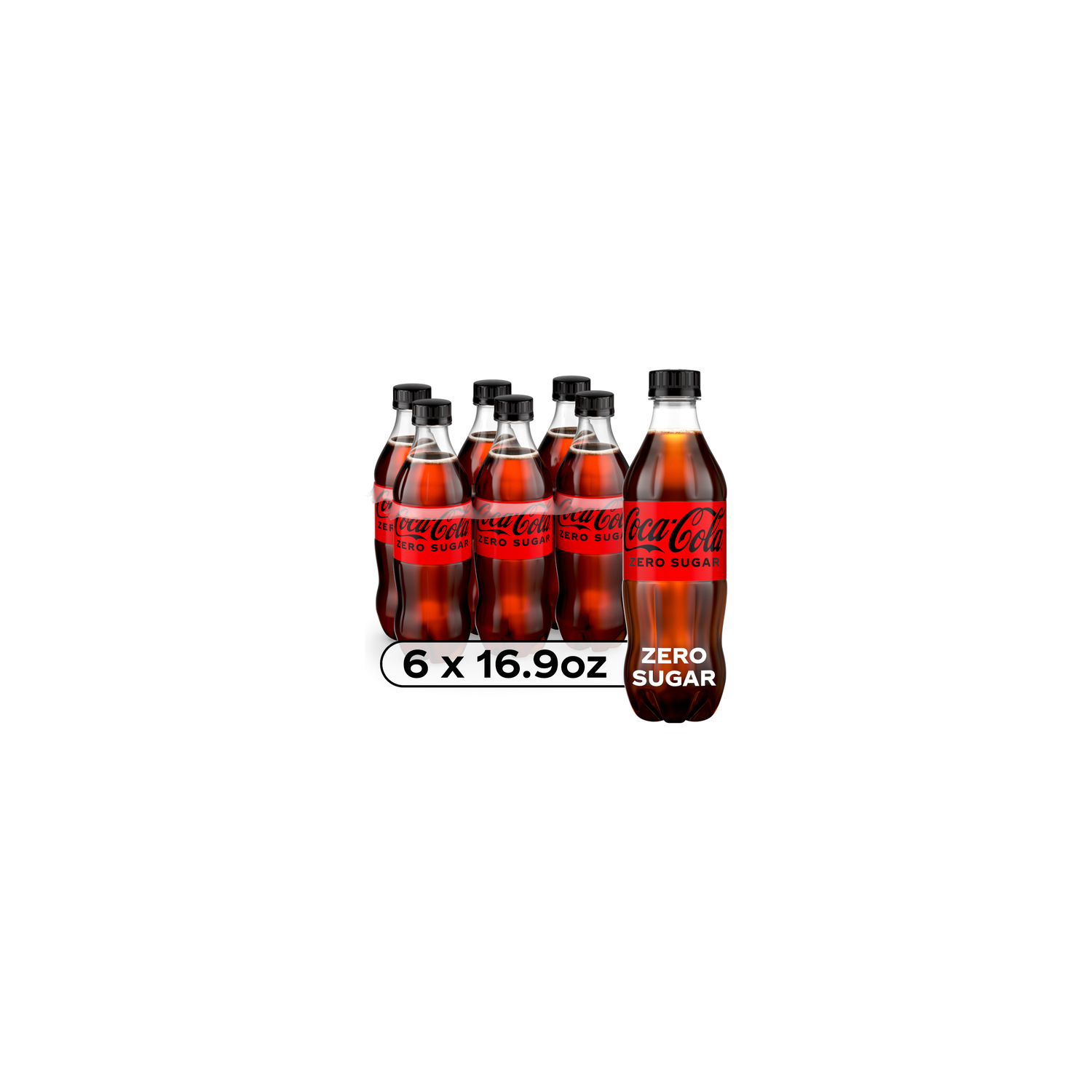Coca-Cola Zero Sugar Soda Soft Drink - 101.4 Fluid Ounce Image 1 of 4