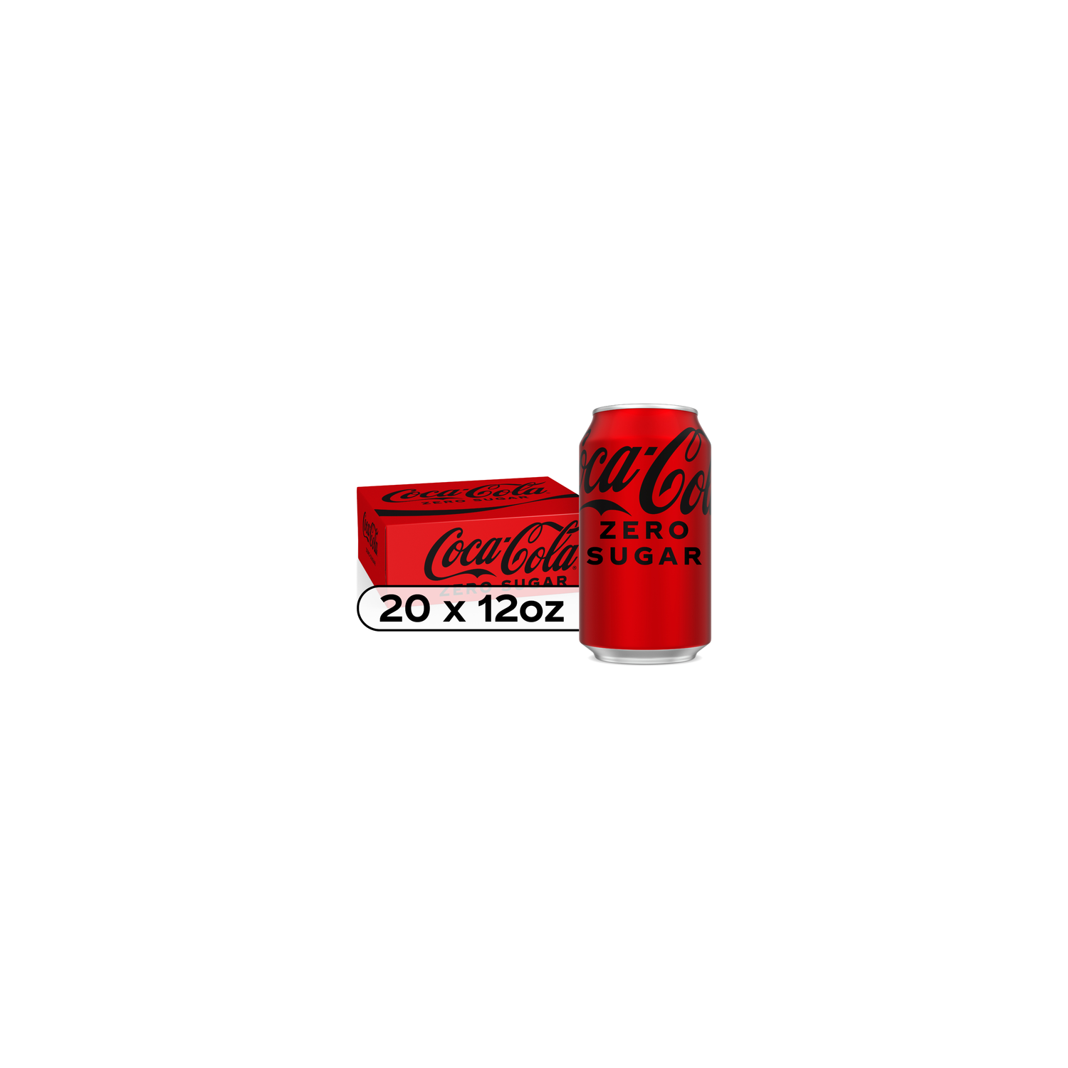 Coca-Cola Zero Sugar Soda Soft Drink - 240 Fluid Ounce Image 1 of 4