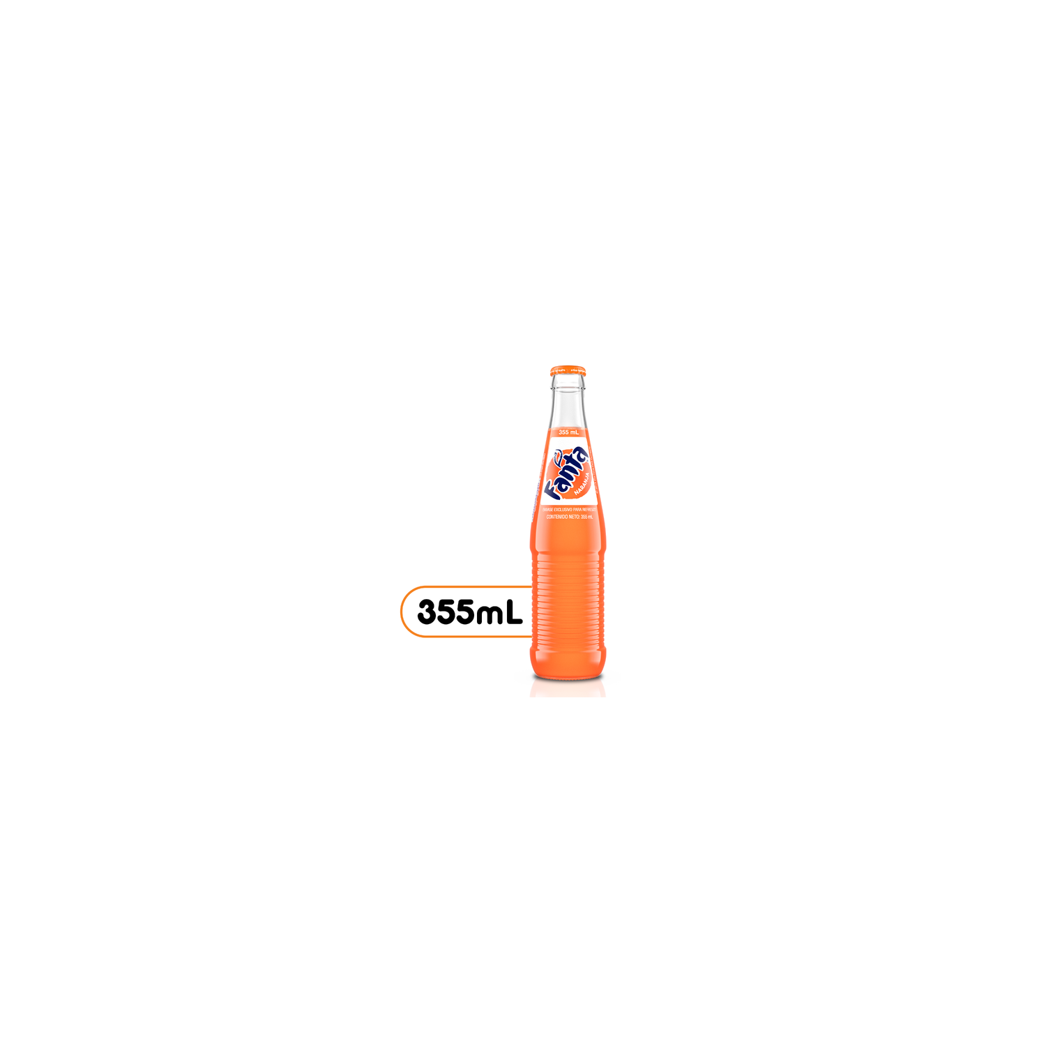 Fanta De Mexico Orange Soda Glass Bottle - 12 Fluid Ounce Image 1 of 4