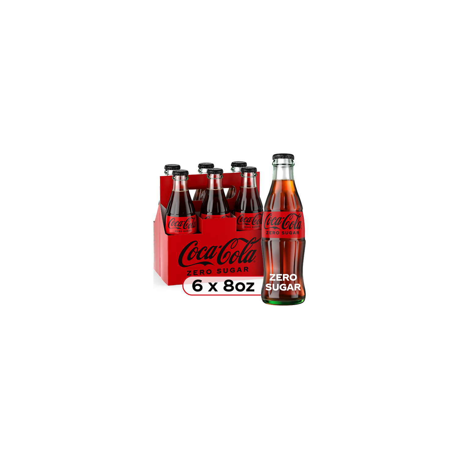Coca-Cola Zero Sugar Soda Soft Drink - 48 Fluid Ounce Image 1 of 4
