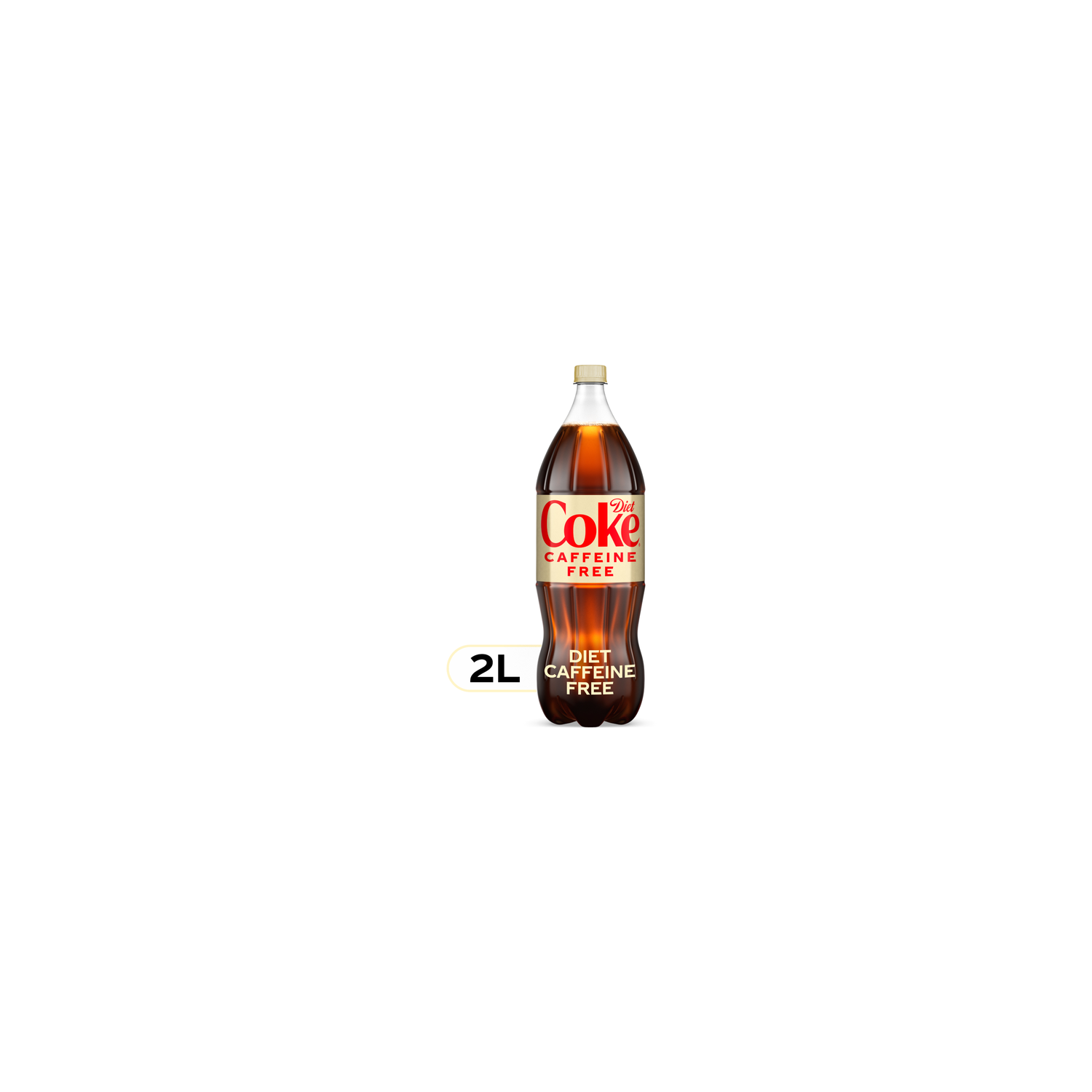 Diet Coke Caffeine Free Soda Soft Drink - 67.6 Fluid Ounce Image 1 of 4