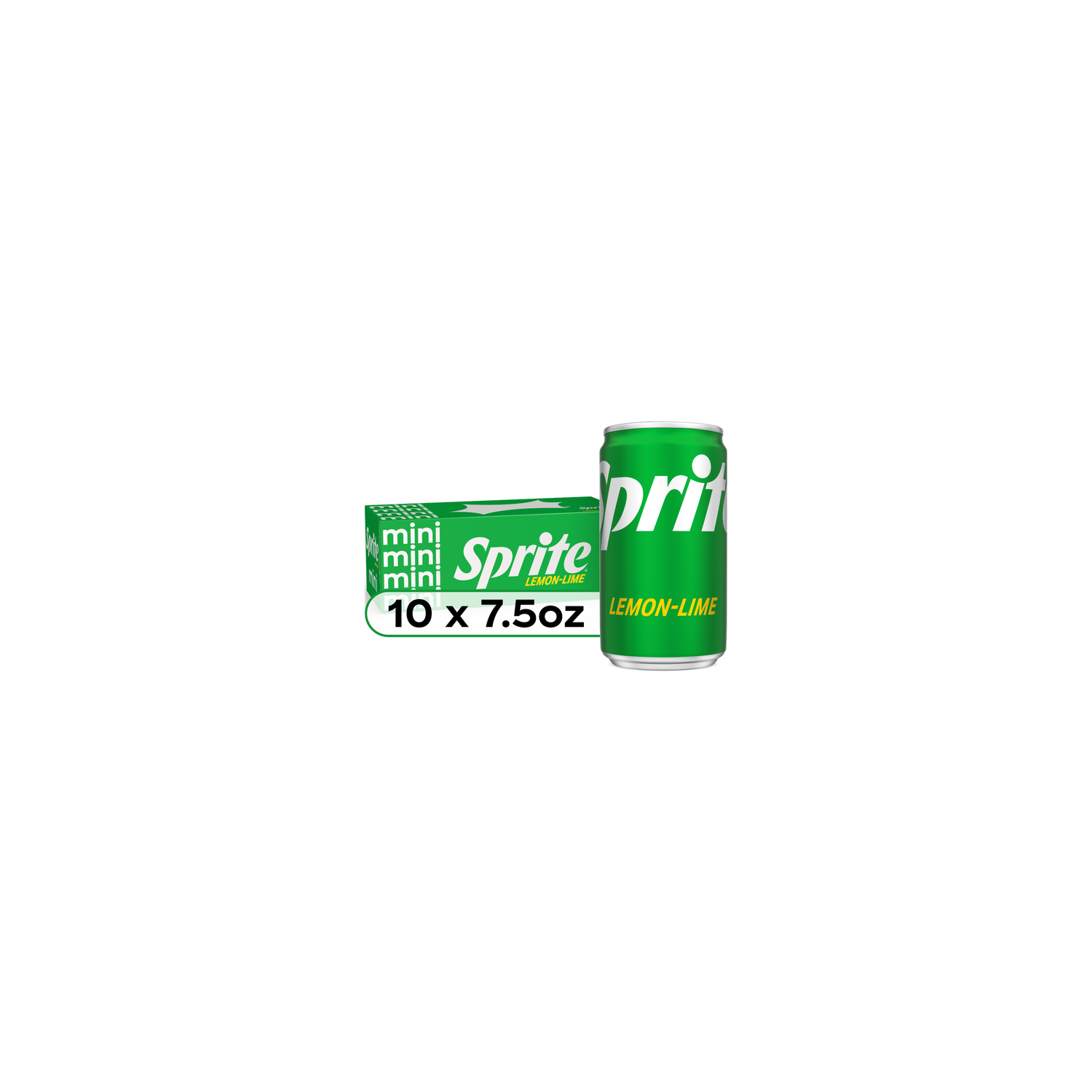 Sprite Mini Lemon Lime Soda Soft Drink - 75 Fluid Ounce Image 1 of 4