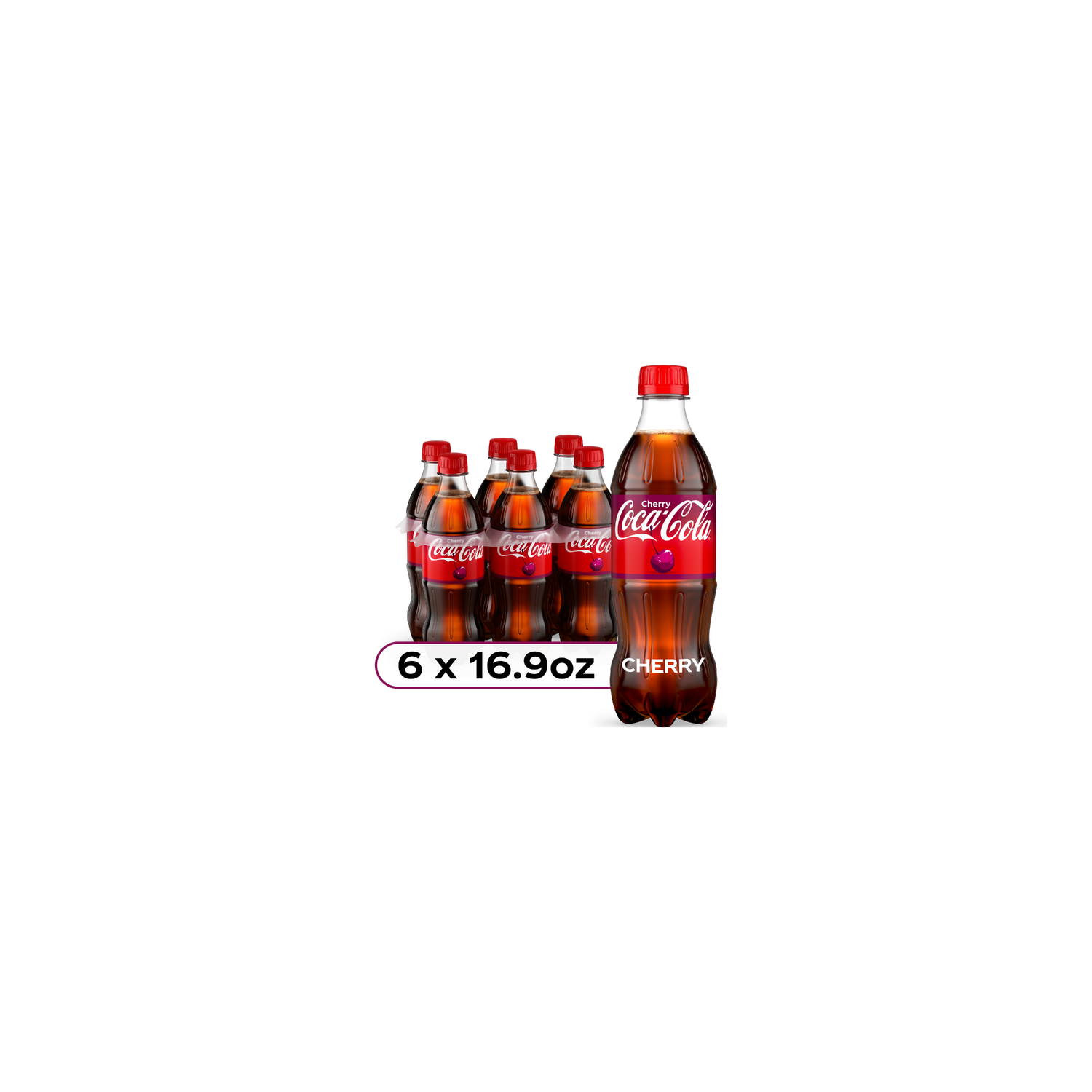 Coca-Cola Cherry Soda Soft Drink - 101.4 Fluid Ounce Image 1 of 4
