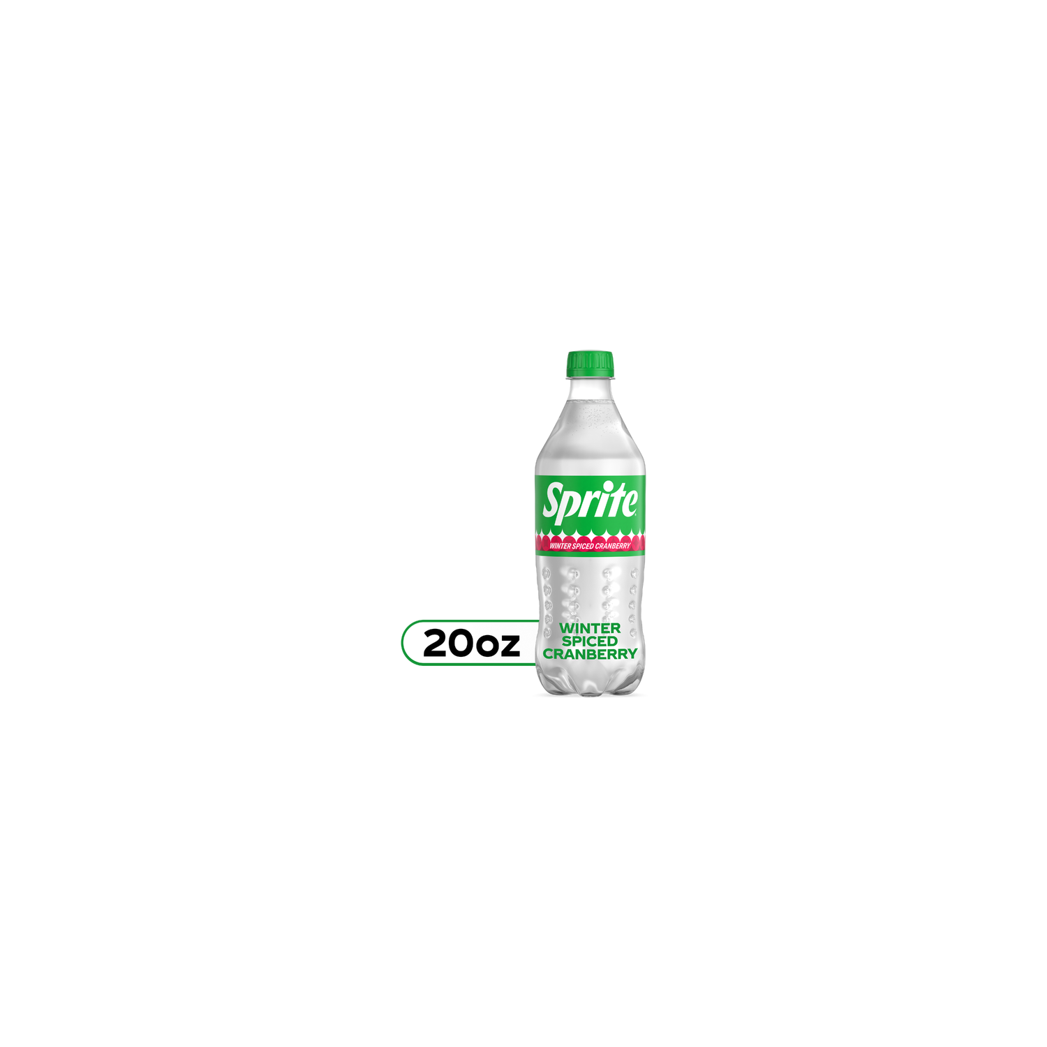 Sprite Winter Spiced Cranberry Lemon-Lime Soda Bottle - 20 Fluid Ounce Image 1 of 4