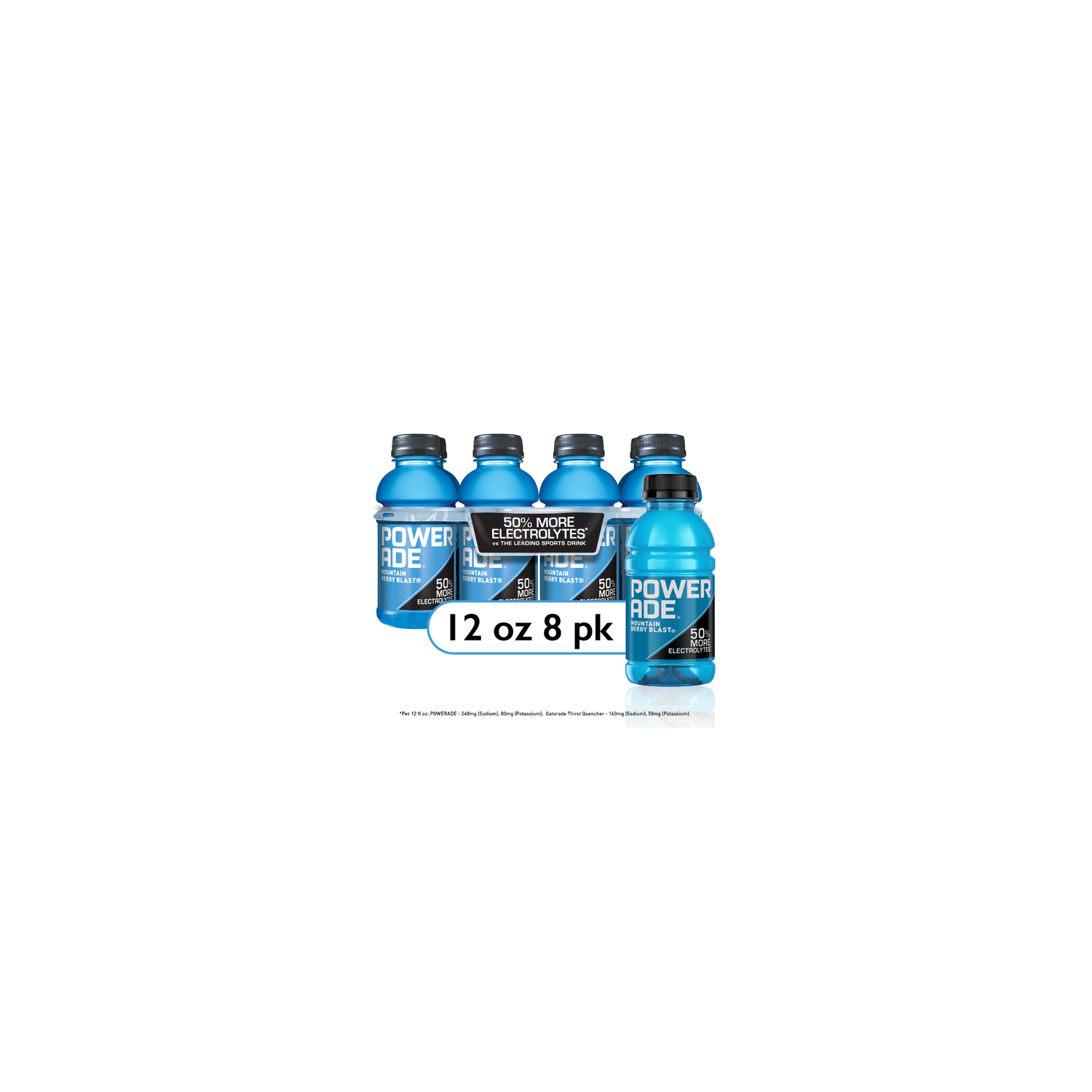 Powerade Mountain Berry Blast Electrolyte Sports Drink - 96 Fluid Ounce Image 1 of 4