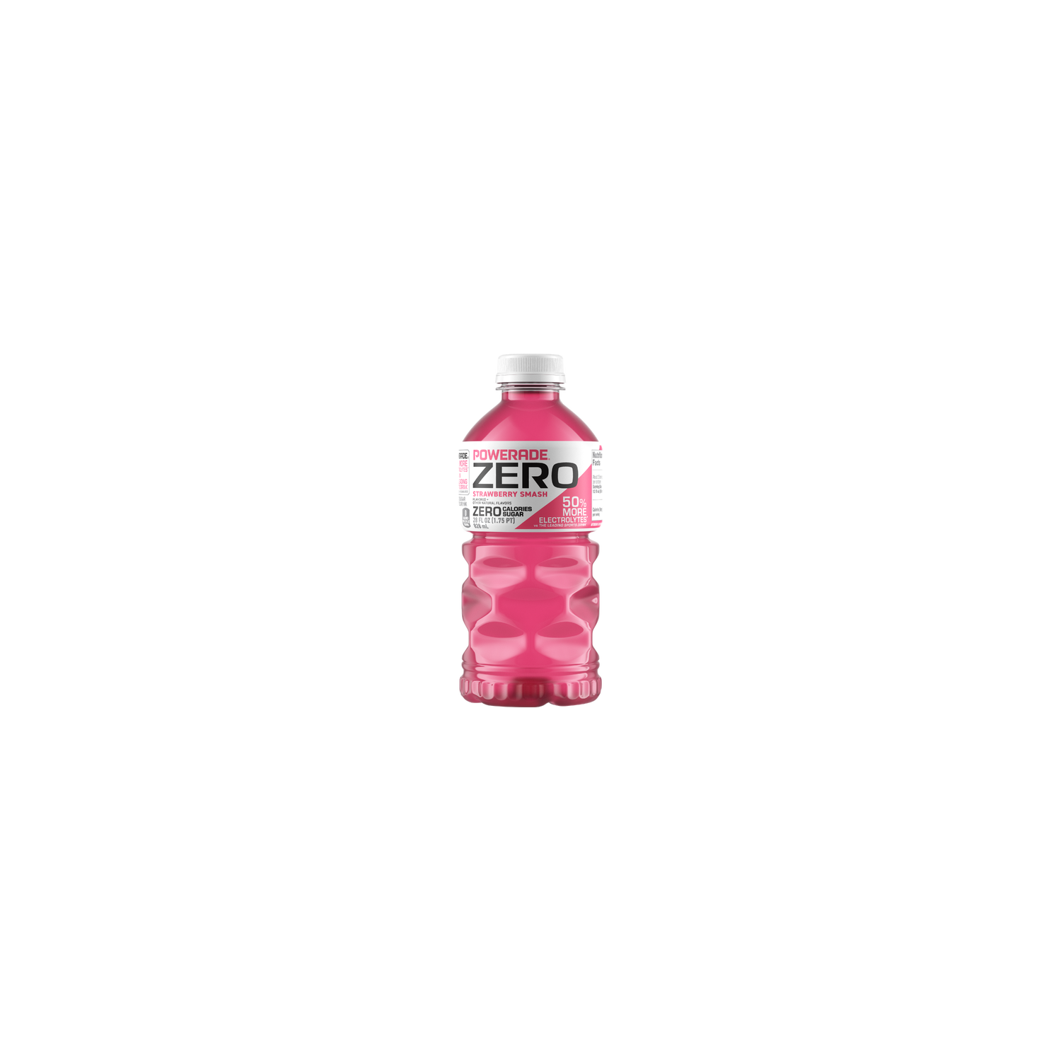Powerade Zero Sugar Strawberry Smash Sports Drink Bottle - 28 Fluid Ounce Image 1 of 4