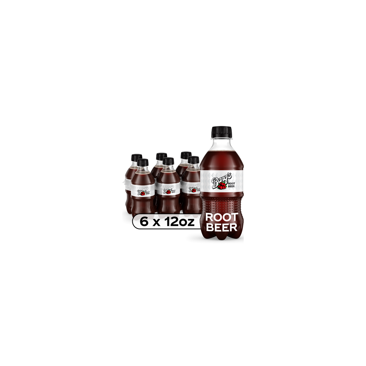 Barq's Root Beer Bottles - 72 Fluid Ounce