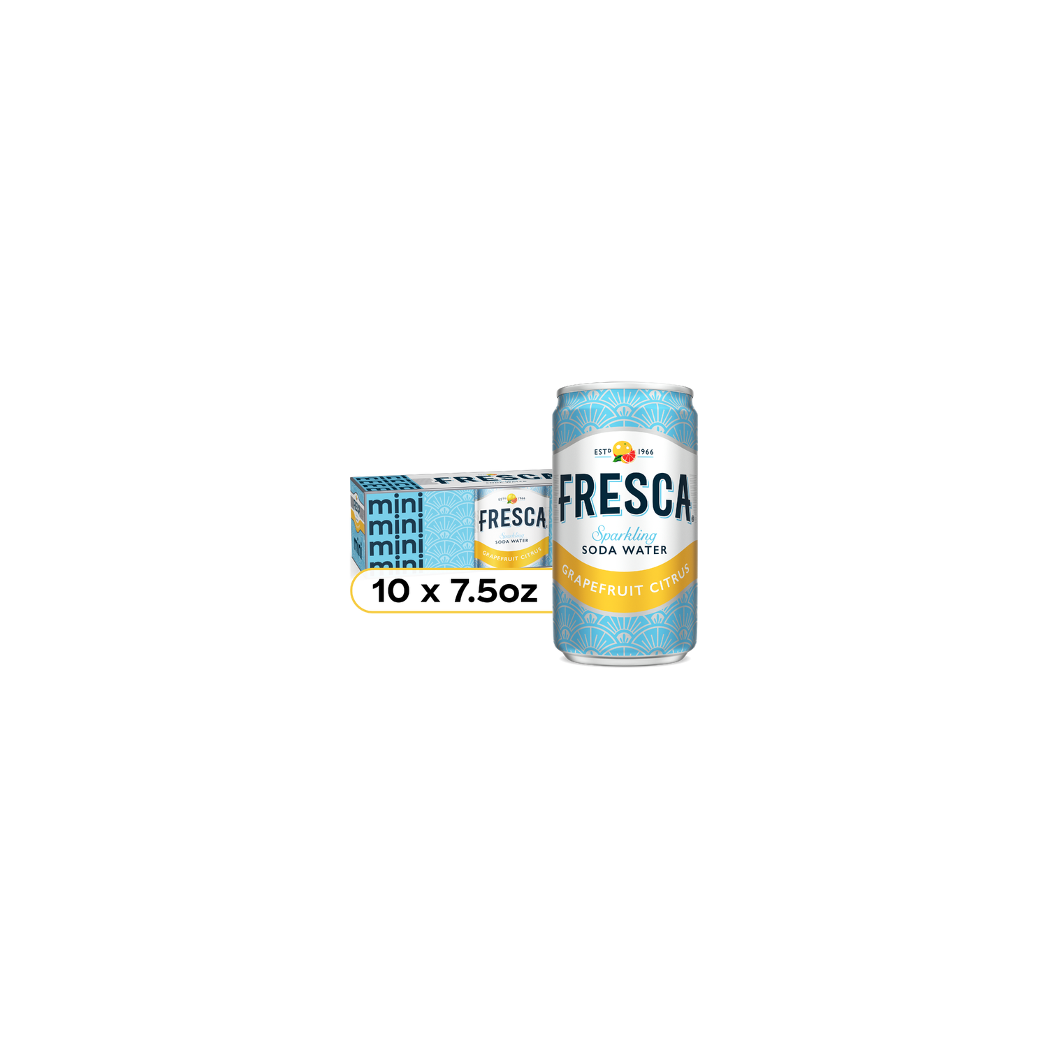 Fresca Mini Grapefruit Citrus Sparkling Soda Water - 75 Fluid Ounce Image 1 of 4