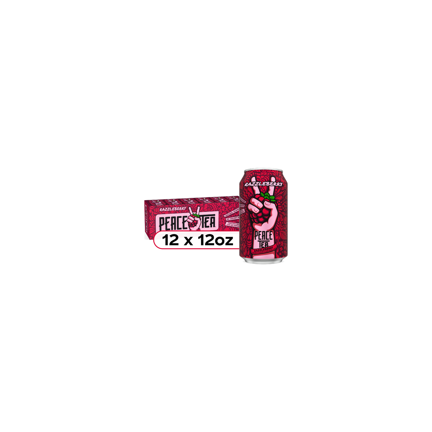 Peace Tea Razzleberry Iced Cans - 144 Fluid Ounce Image 1 of 4