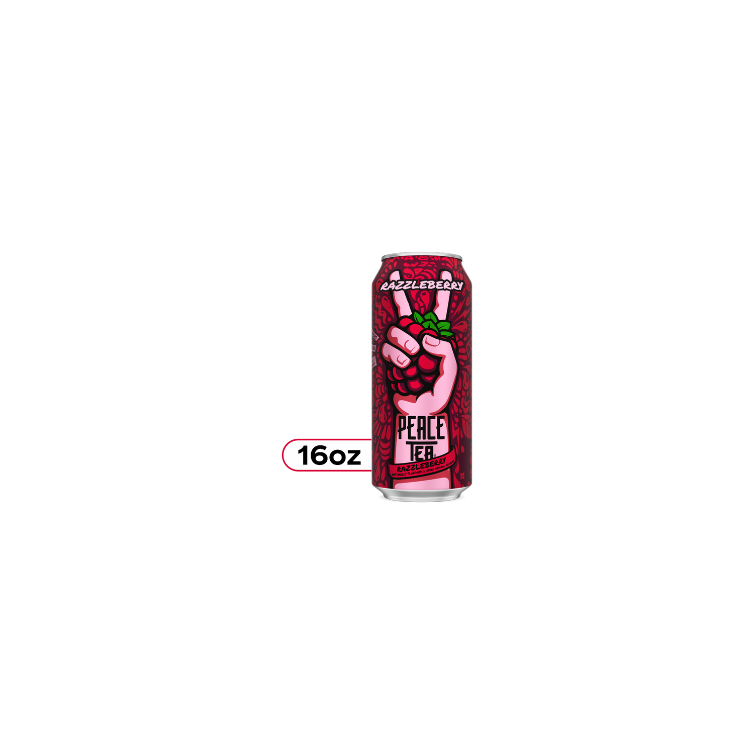 Peace Tea Razzleberry Iced Can - 16 Fluid Ounce Image 1 of 4