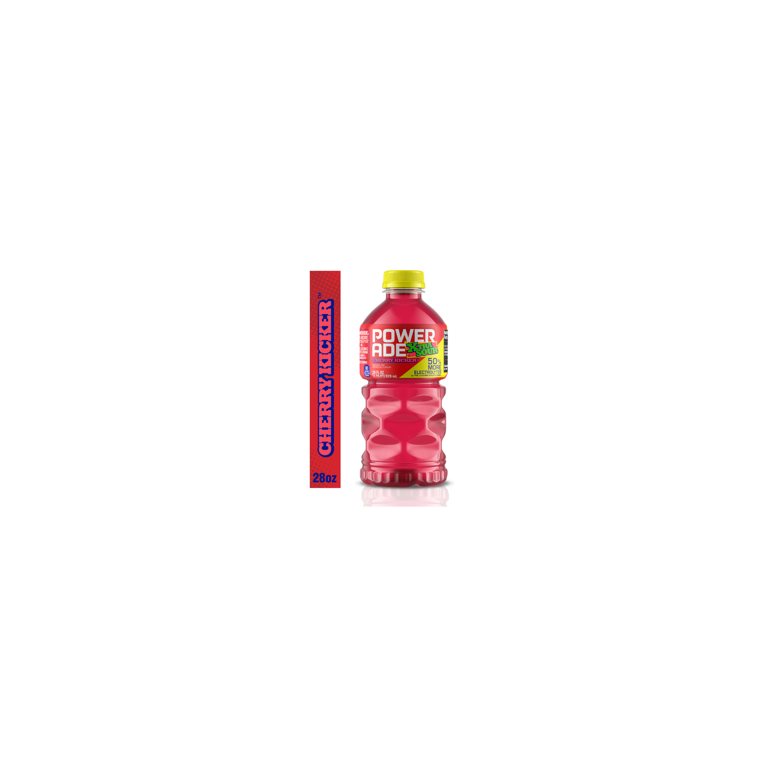 Powerade Sour Cherry Kicker Sports Drink Bottle - 28 Fluid Ounce Image 1 of 4