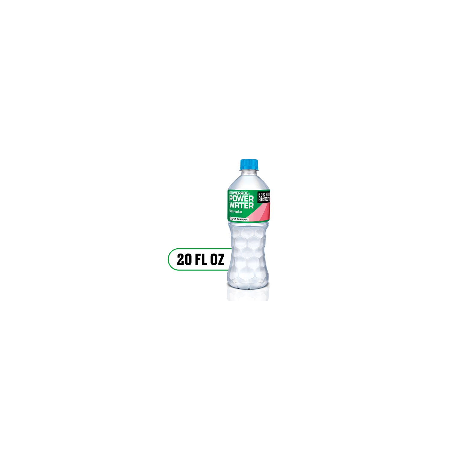 Powerade Zero Sugar Watermelon Enhanced Water Bottle - 20 Fluid Ounce Image 1 of 4
