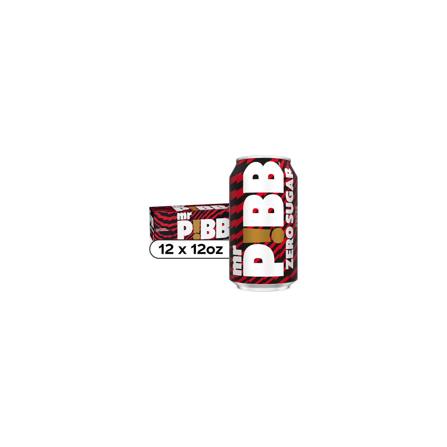 Mr. Pibb Zero Sugar Cherry Cola Soda Cans - 144 Fluid Ounce Image 1 of 4