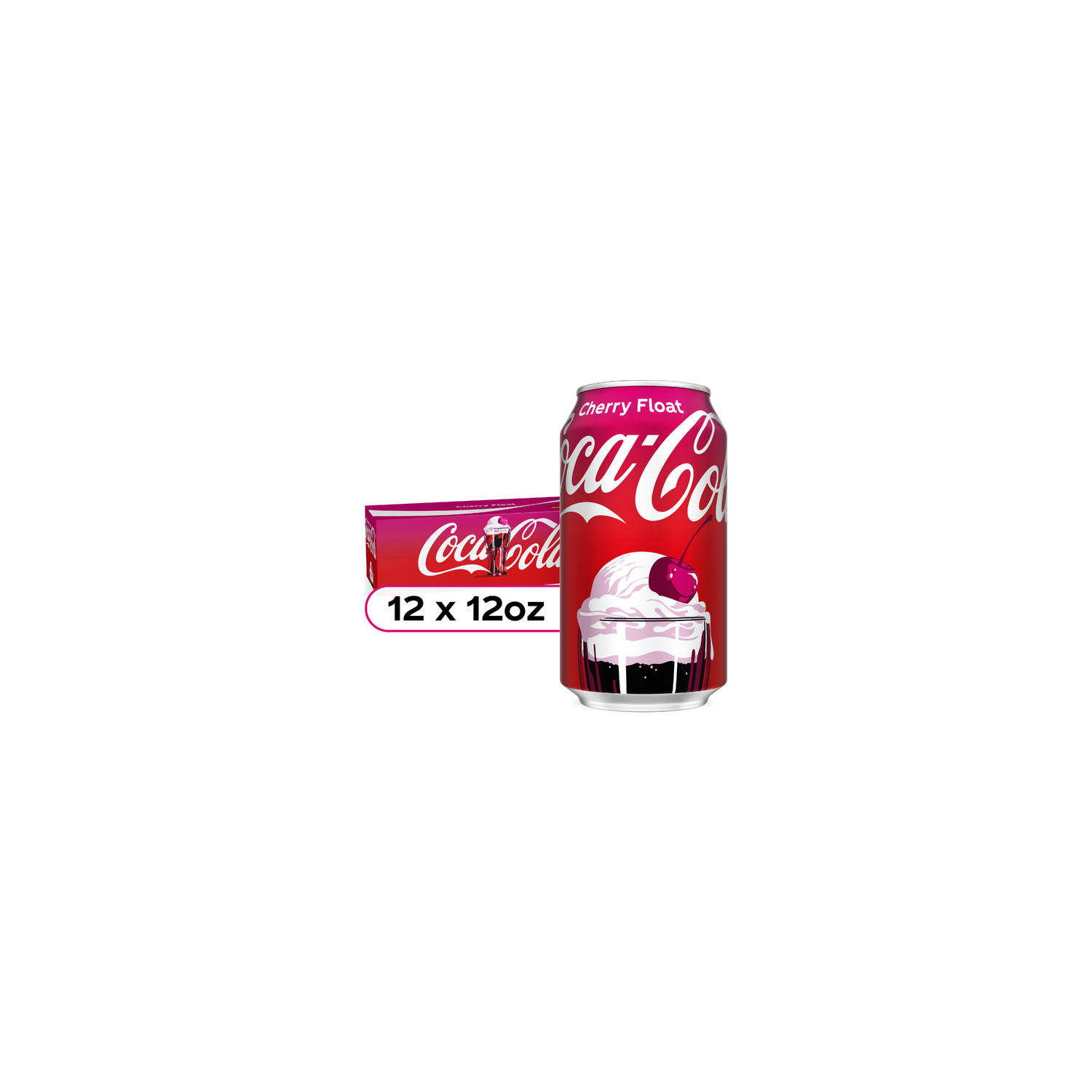 Coca-Cola Cherry Float Soda Cans - 144 Fluid Ounce Image 1 of 4