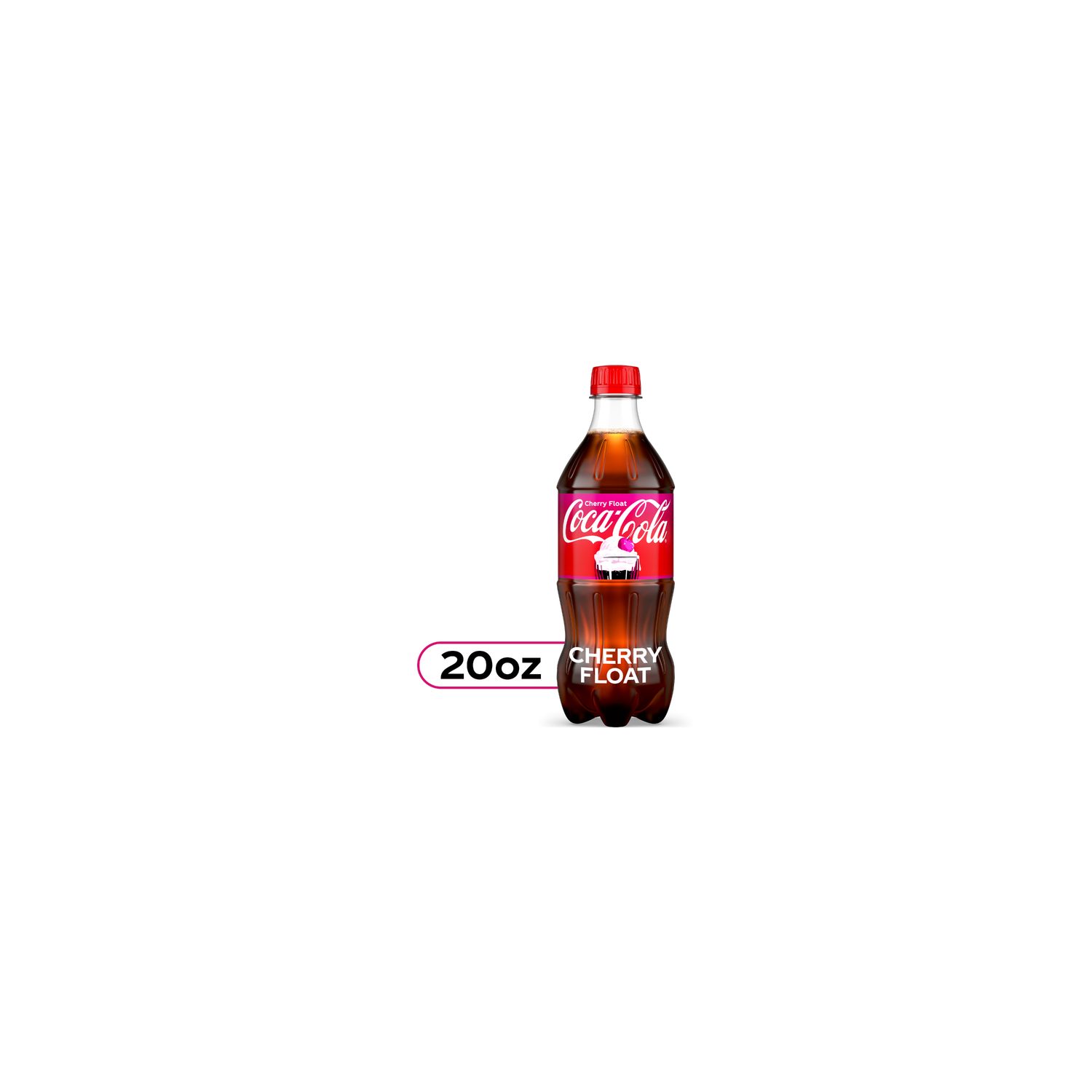 Coca-Cola Cherry Float Soda Bottle - 20 Fluid Ounce Image 1 of 4