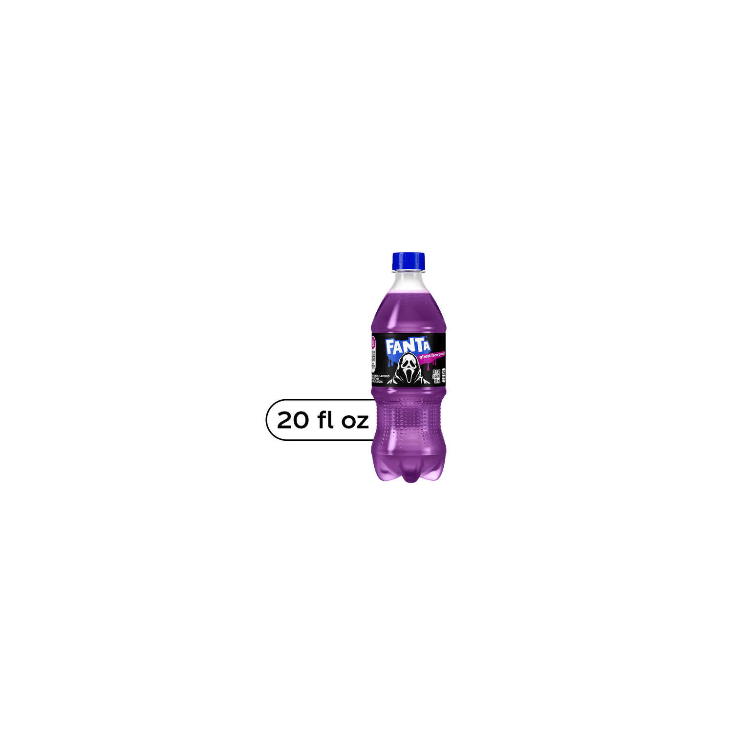 Fanta Ghost Face Punch Soda Bottle - 20 Fluid Ounce Image 1 of 4