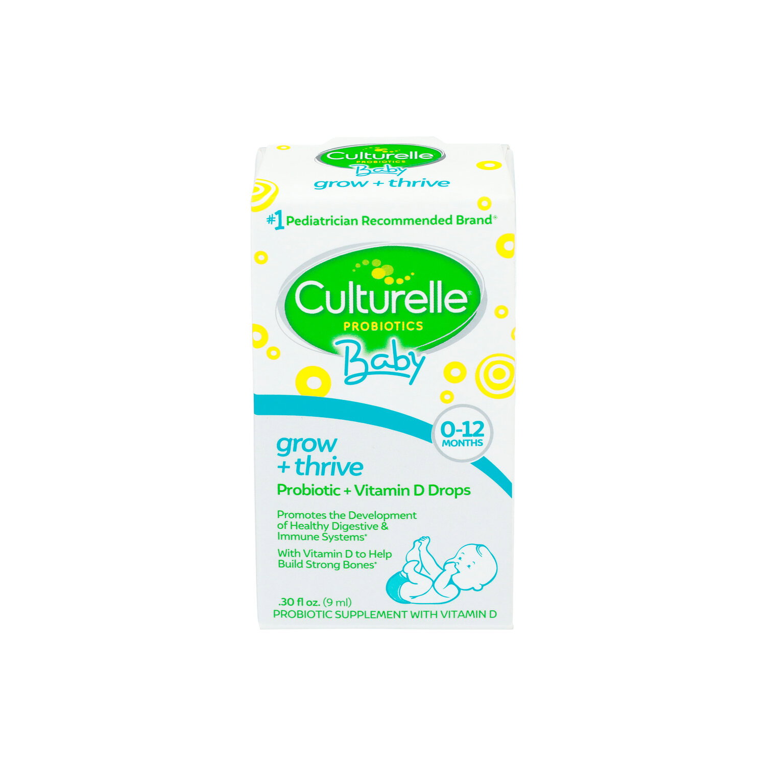 Culturelle Baby Grow & Thrive Drops 0-12 Months - 0.3 Fluid Ounce Image 1 of 2