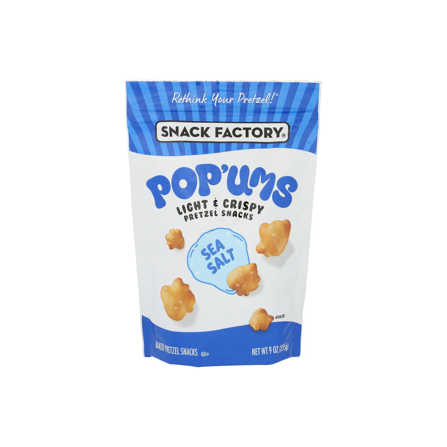 Snack Factory Sea Salt Pretzels Pop' Ums - 9 Ounce Image 1 of 4