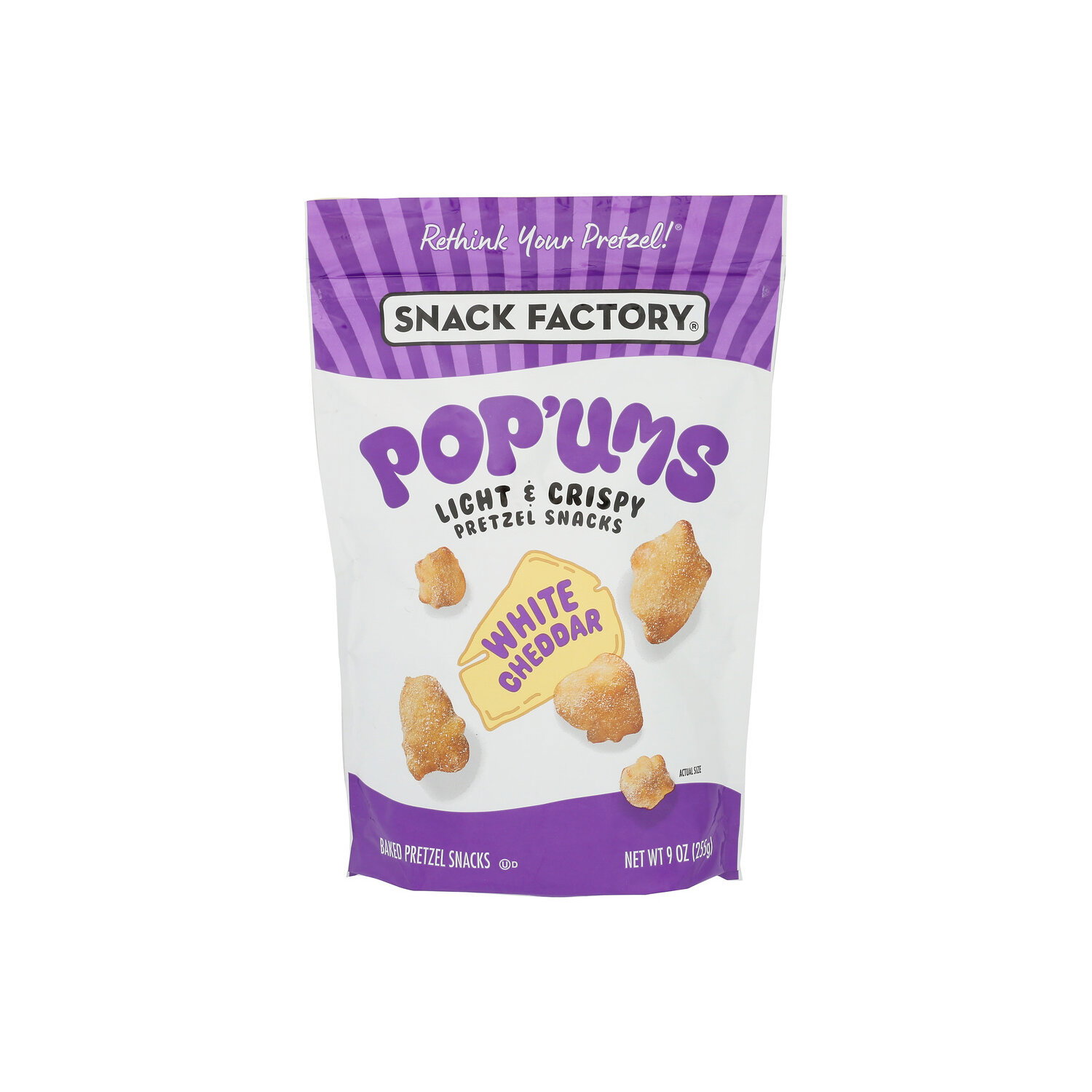 Snack Factory White Cheddar Pretzels Pop' Ums - 9 Ounce Image 1 of 4