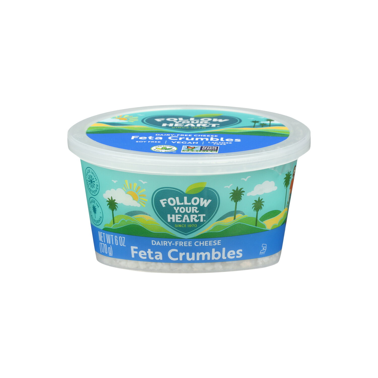 Follow Your Heart Dairy-Free Feta Cheese Crumbles - 6 Ounce Image 1 of 2