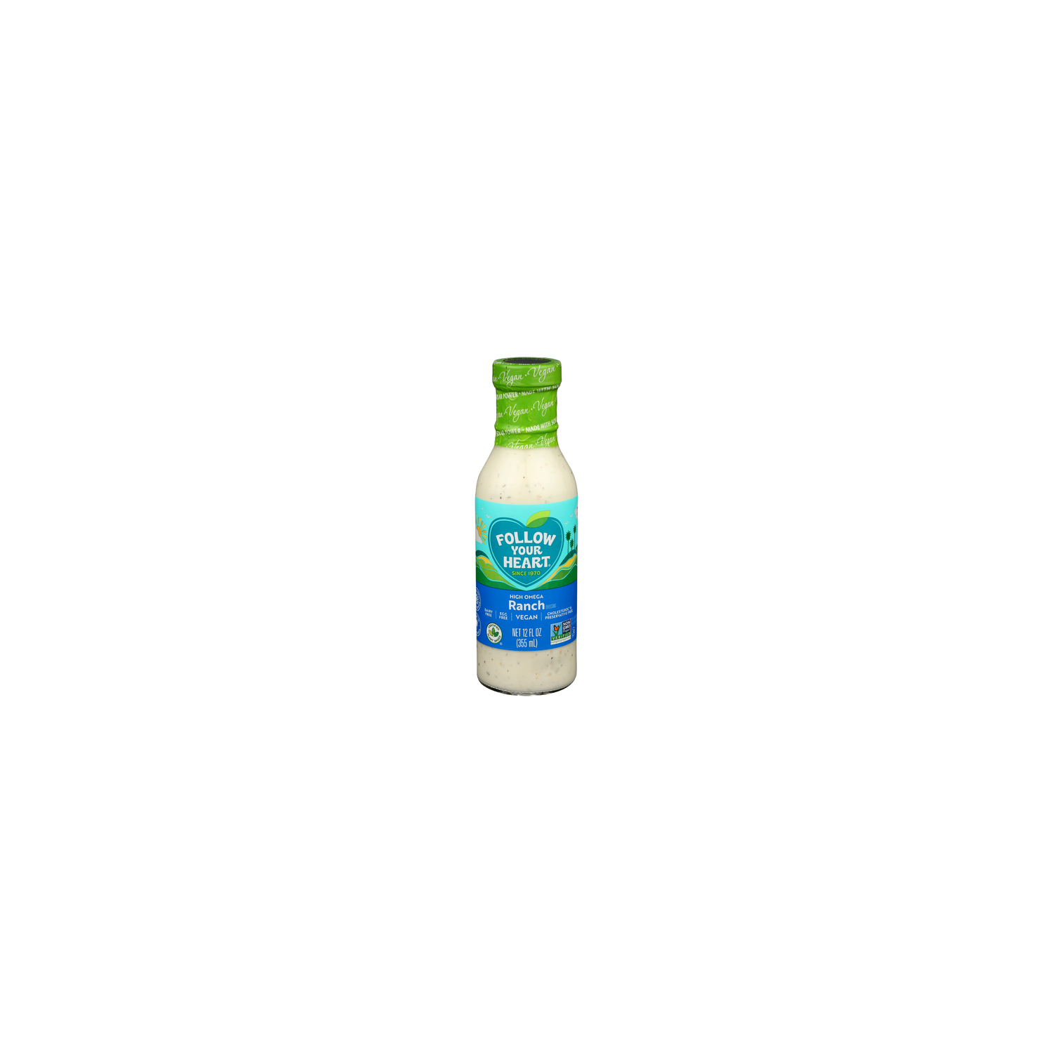Follow Your Heart Creamy Vegan Ranch Dressing - 12 Fluid Ounce Image 1 of 2