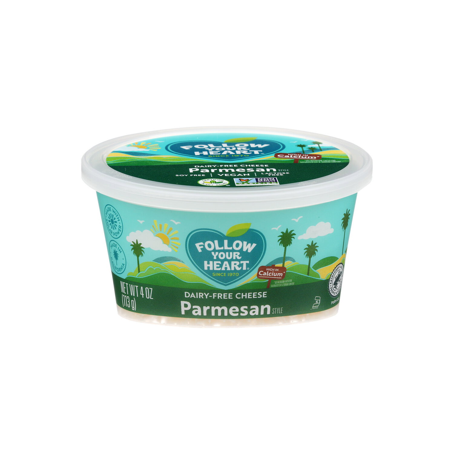 Follow Your Heart Shredded Dairy-Free Parmesan Cheese - 4 Ounce Image 1 of 2