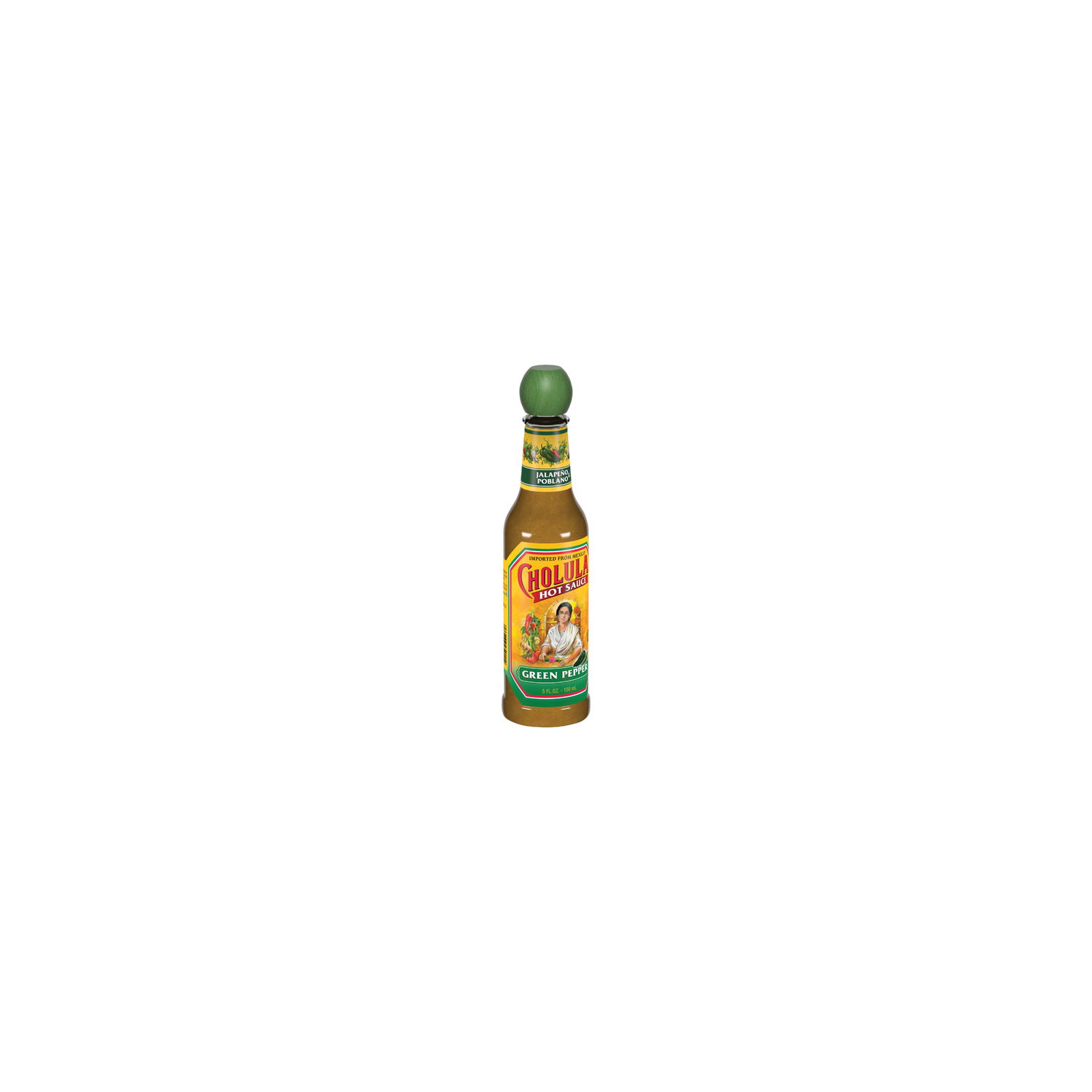 Cholula Green Pepper Hot Sauce - 0.34 Pound Image 1 of 4