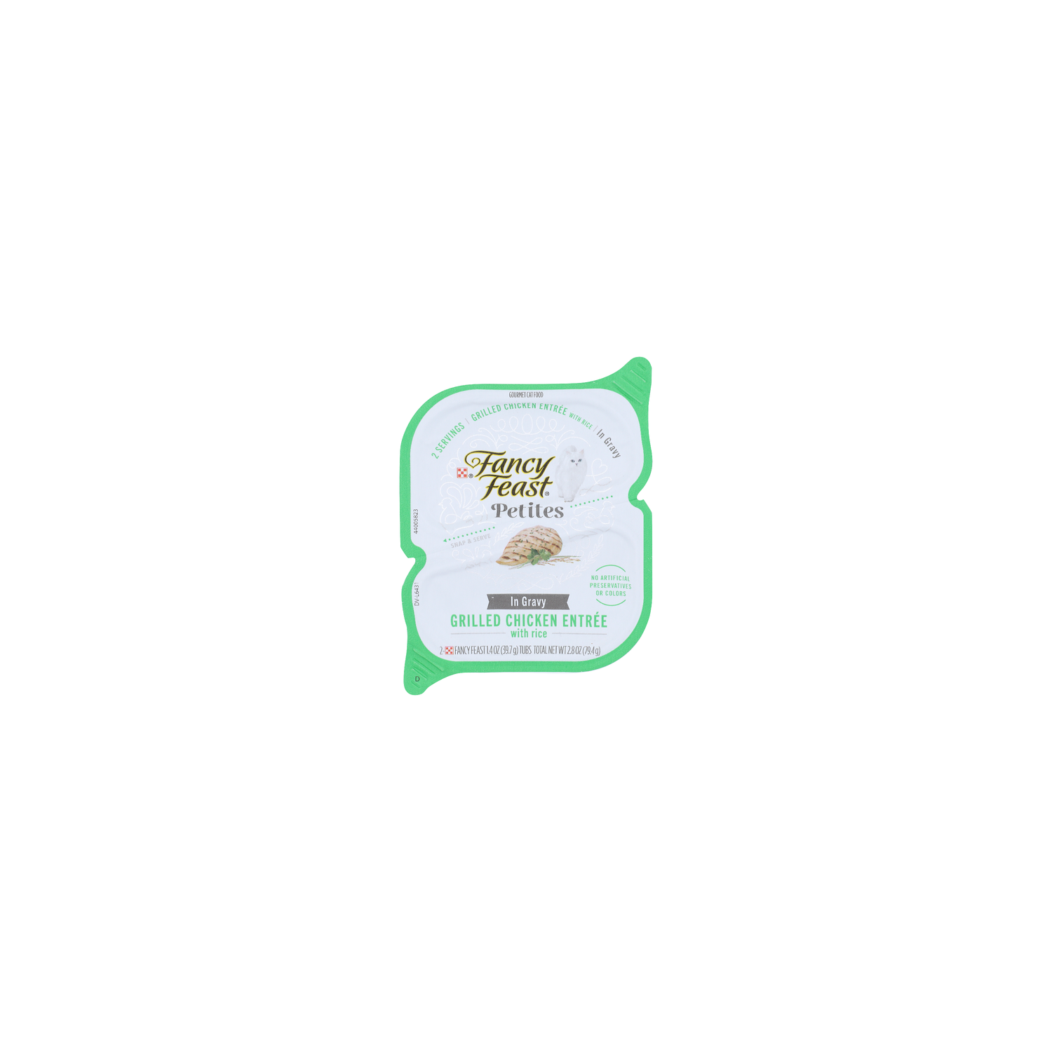 Fancy Feast Petites In Gravy Grilled Chicken Entree With Rice - 1.4 Ounce - 2 Count Image 1 of 4