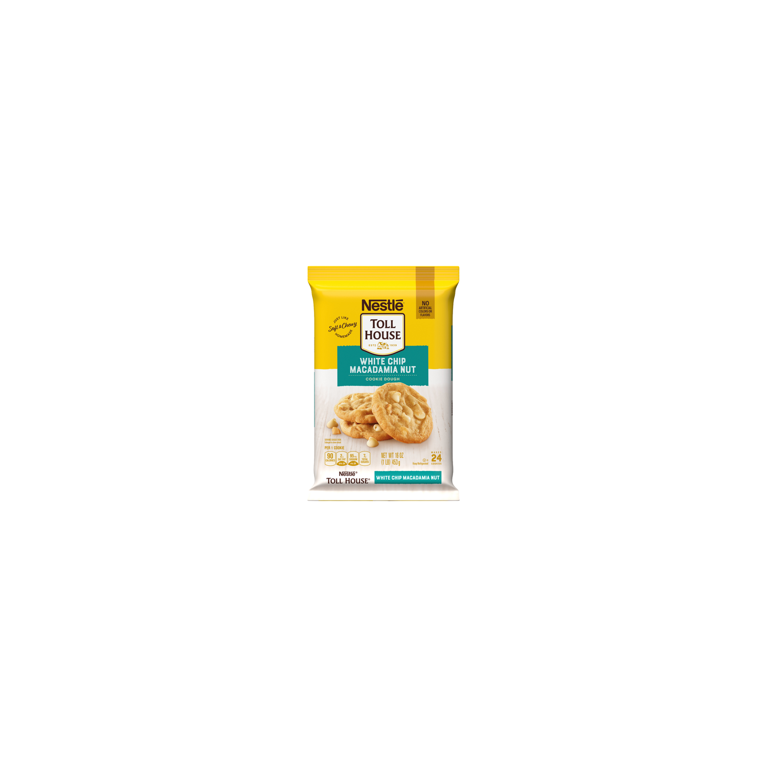 Nestle Toll House White Chip Macadamia Nut Cookie Dough - 16 Ounce Image 1 of 4