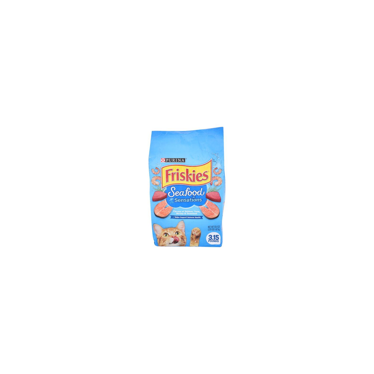 Purina Flavors Of Salmon, Tuna, Shrimp & Seaweed Friskies Cat Food - 50.4 Ounce Image 1 of 4