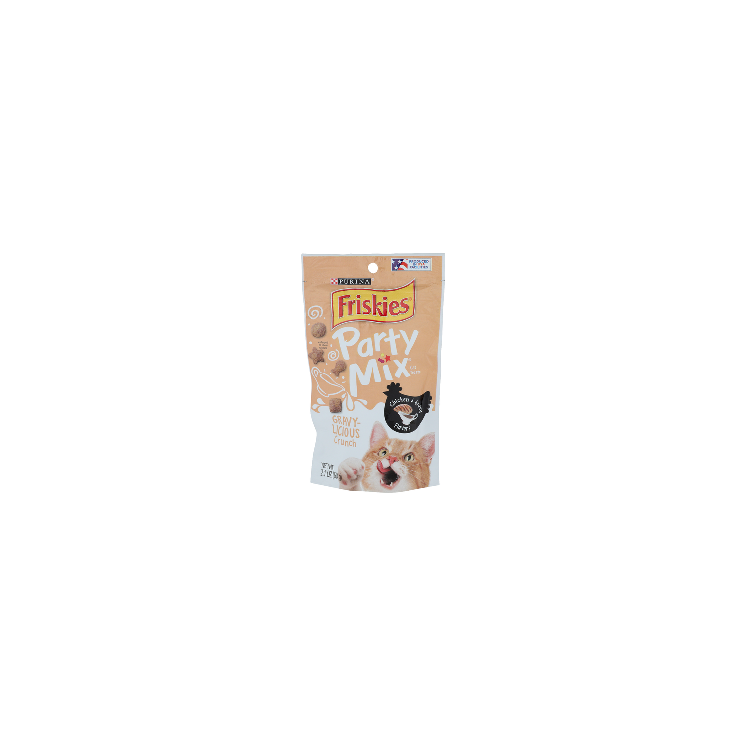 Purina Friskies Chicken & Gravy Flavors Cat Treats - 2.1 Ounce Image 1 of 3