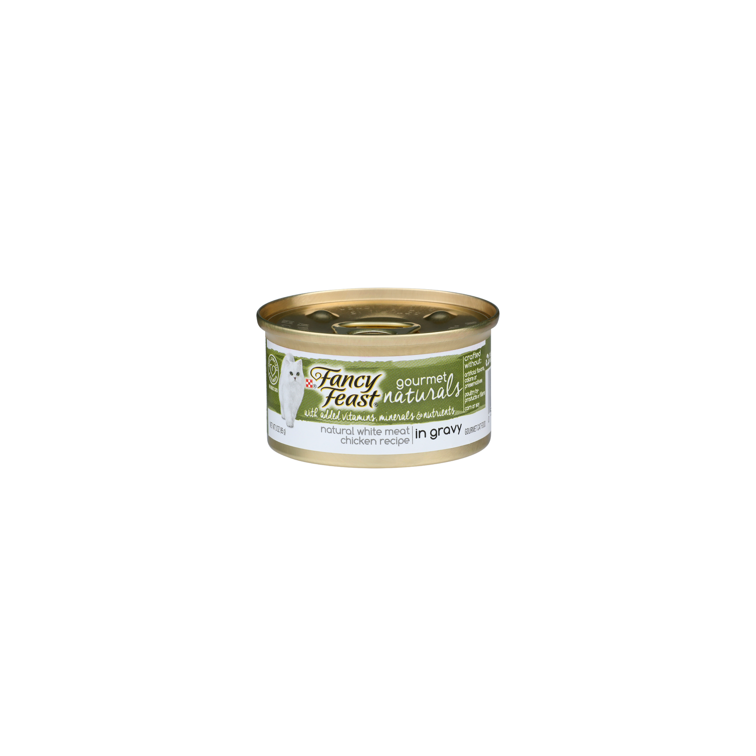 Fancy Feast Gourmet Naturals Natural White Meat Chicken Recipe Cat Food - 3 Ounce Image 1 of 4