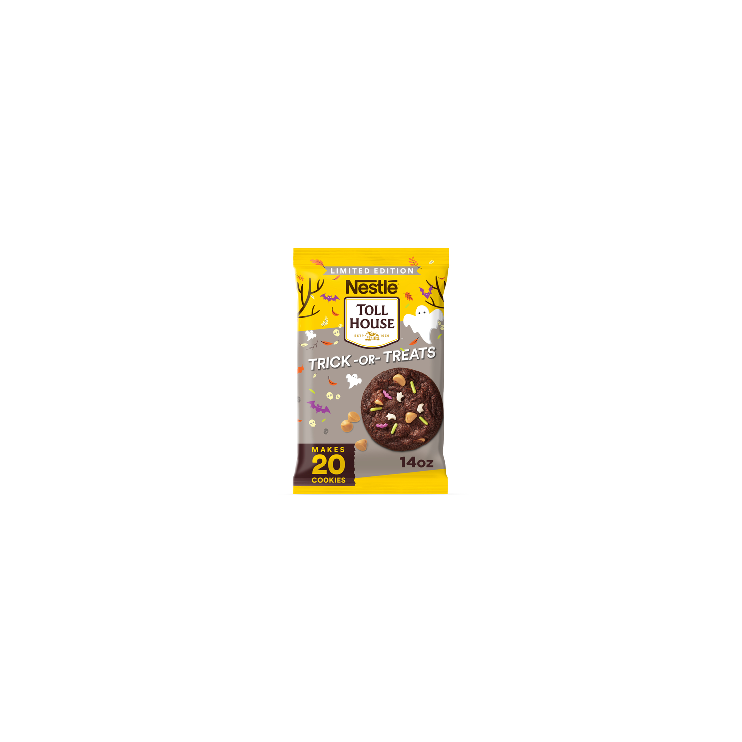 Nestlé Toll House Limited Edition Trick-Or-Treats Chocolate Cookie Dough - 14 Ounce Image 1 of 4
