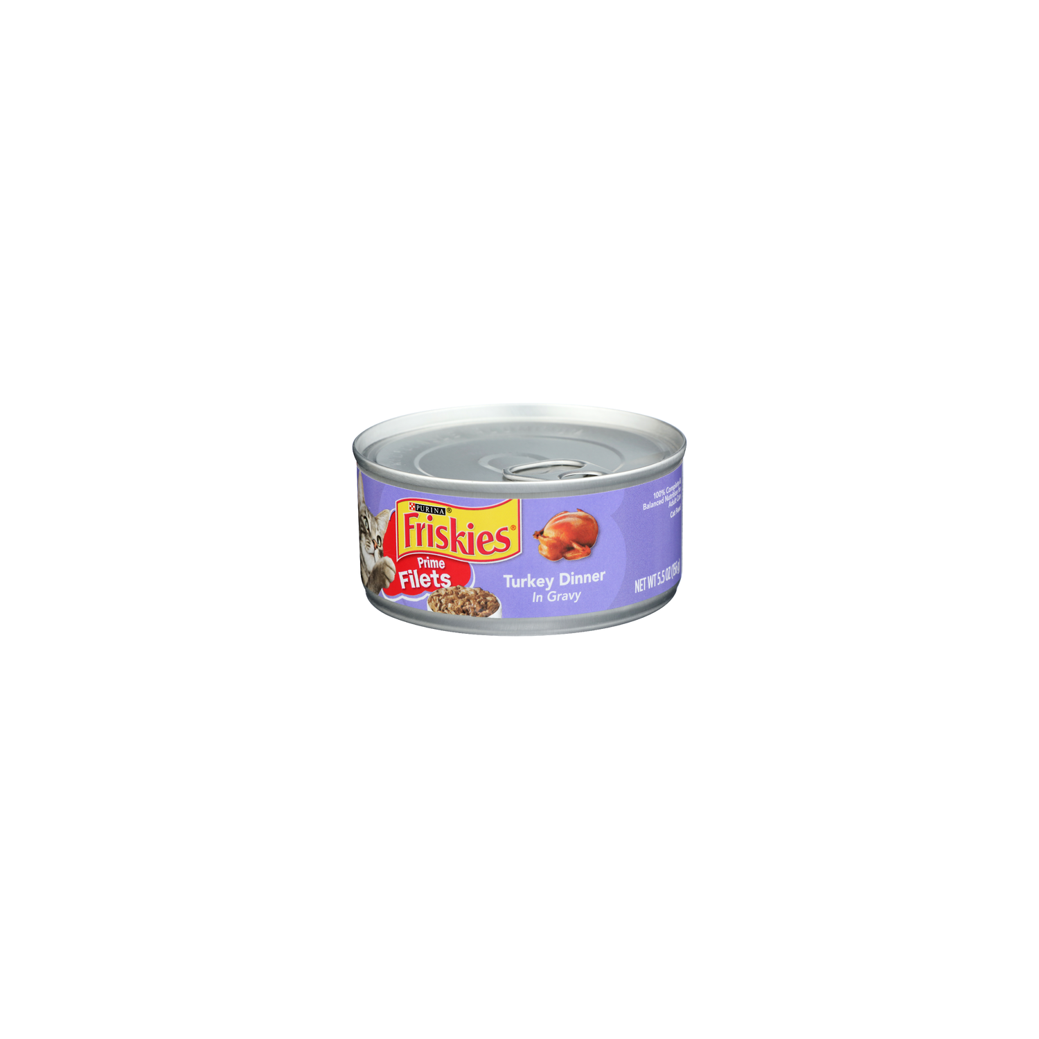 Purina Friskies Turkey Dinner In Gravy Prime Filets Cat Food - 5.5 Ounce Image 1 of 4