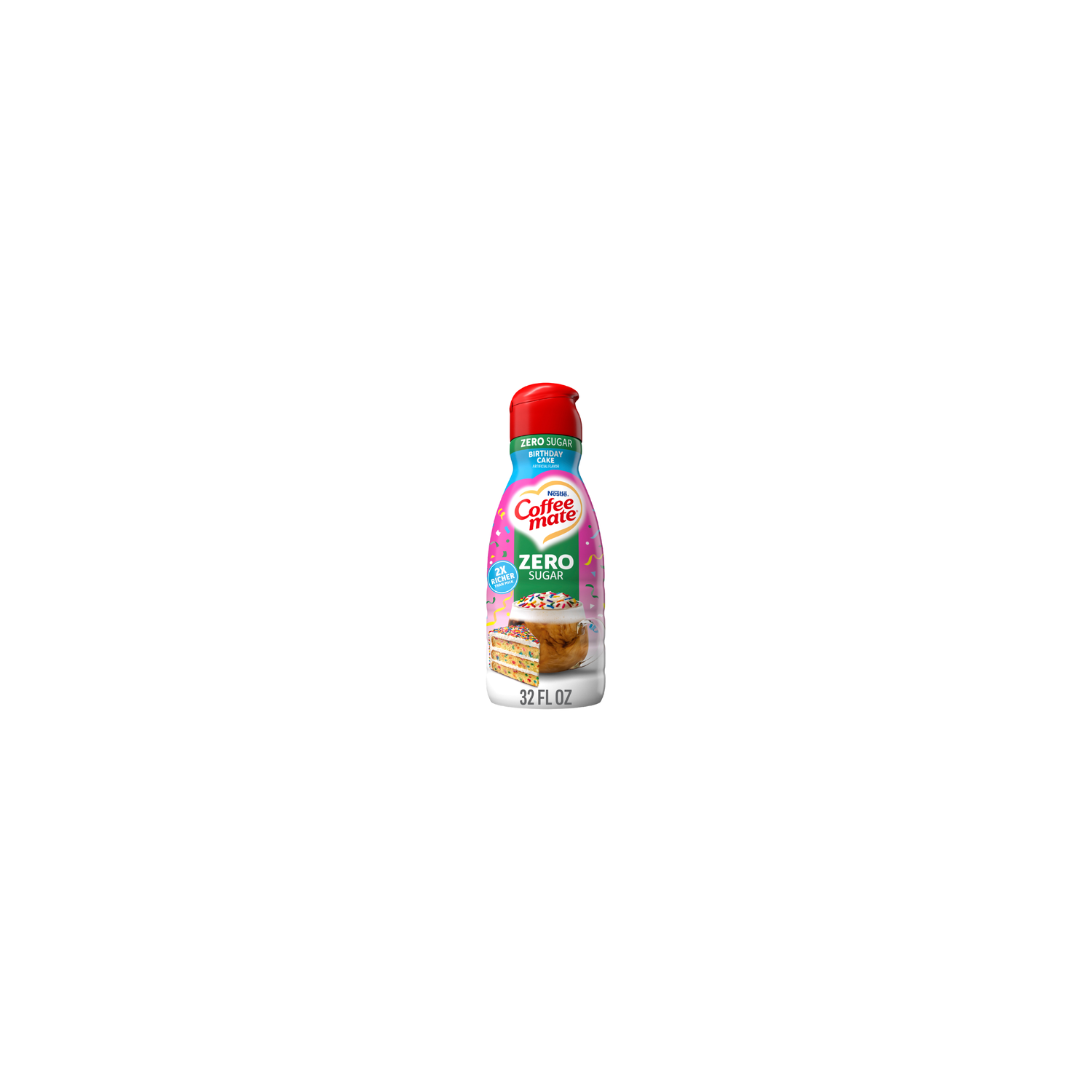 Coffee mate Liquid Creamer Zero Sugar Birthday Cake - 32 Ounce Image 1 of 4