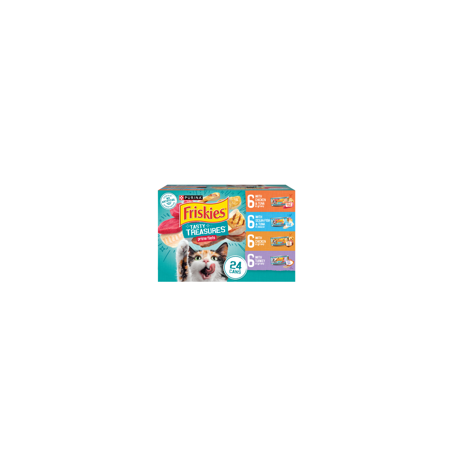 Purina Friskies Wet Cat Food Variety Pack - 8.25 Pound Image 1 of 3