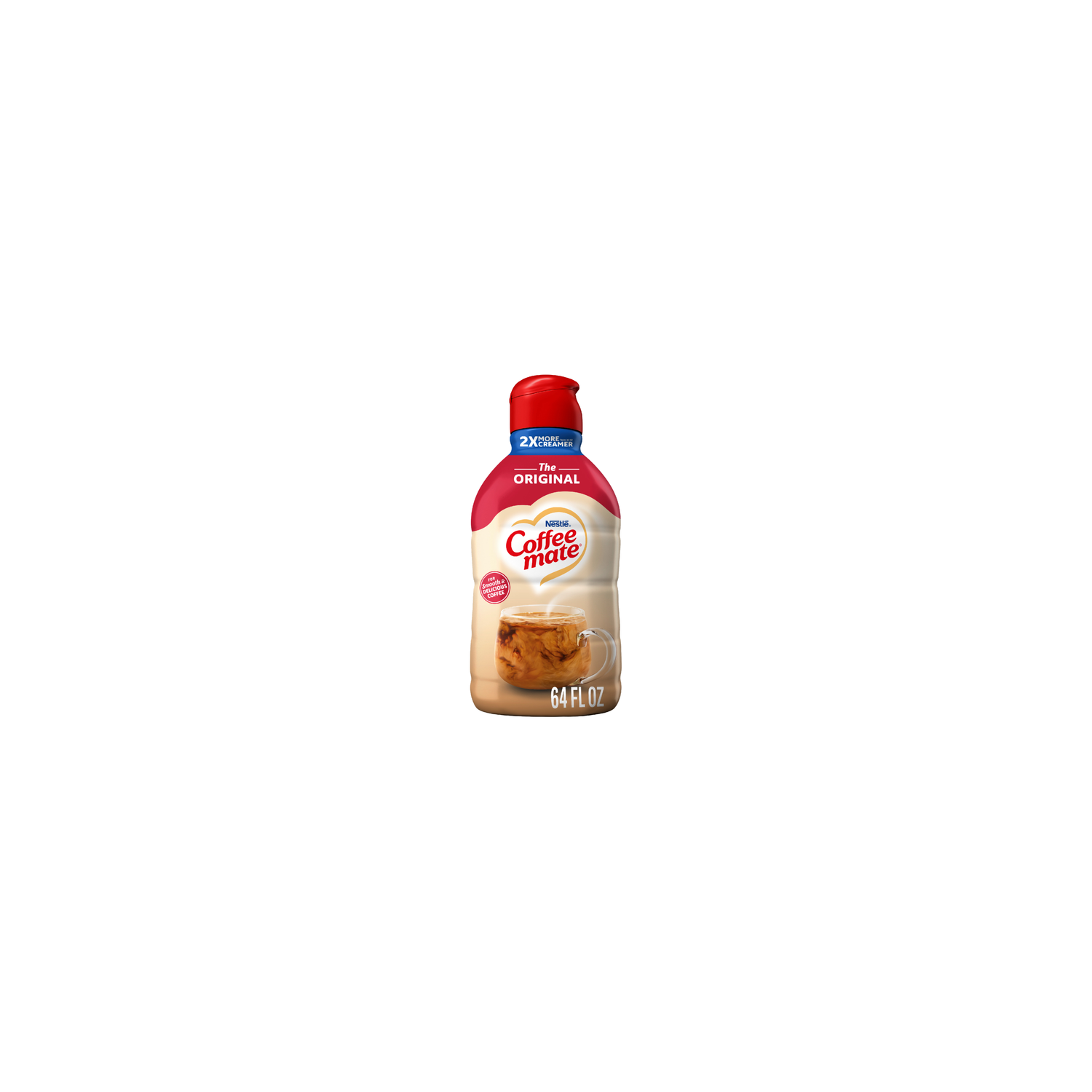 Coffee mate Original Flavored Creamer, Non-Dairy, Gluten-Free, 126 Servings - 64 Ounce Image 1 of 4