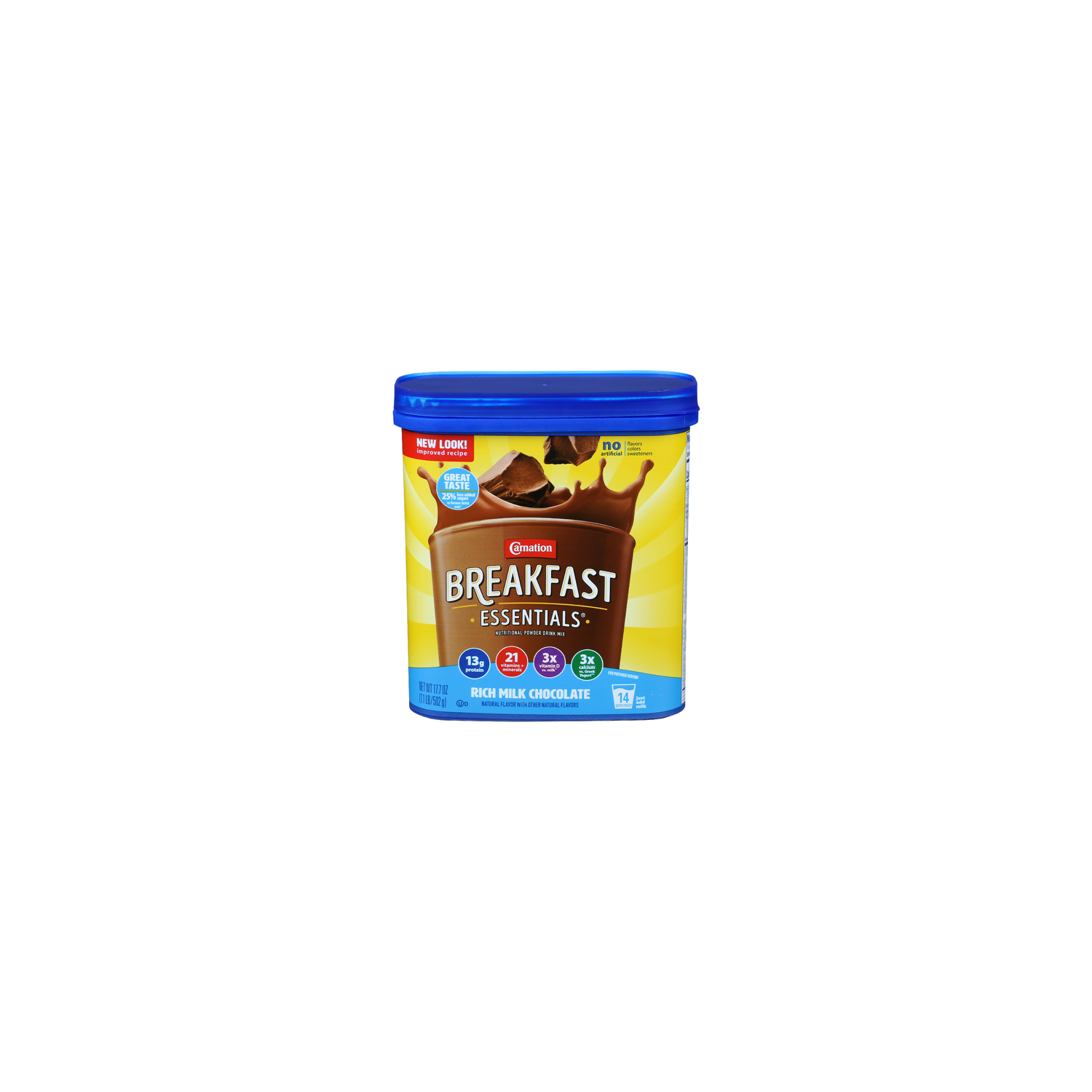 Carnation Breakfast Essentials Rich Milk Chocolate Nutritional Powder Drink Mix - 1.264 Ounce - 14 Count Image 1 of 3