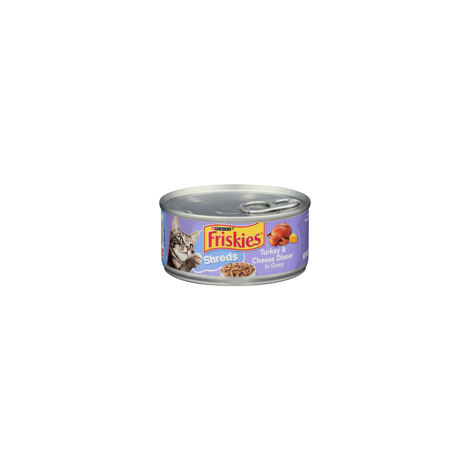 Purina Friskies Turkey & Cheese Dinner In Gravy Shreds Cat Food - 5.5 Ounce Image 1 of 2