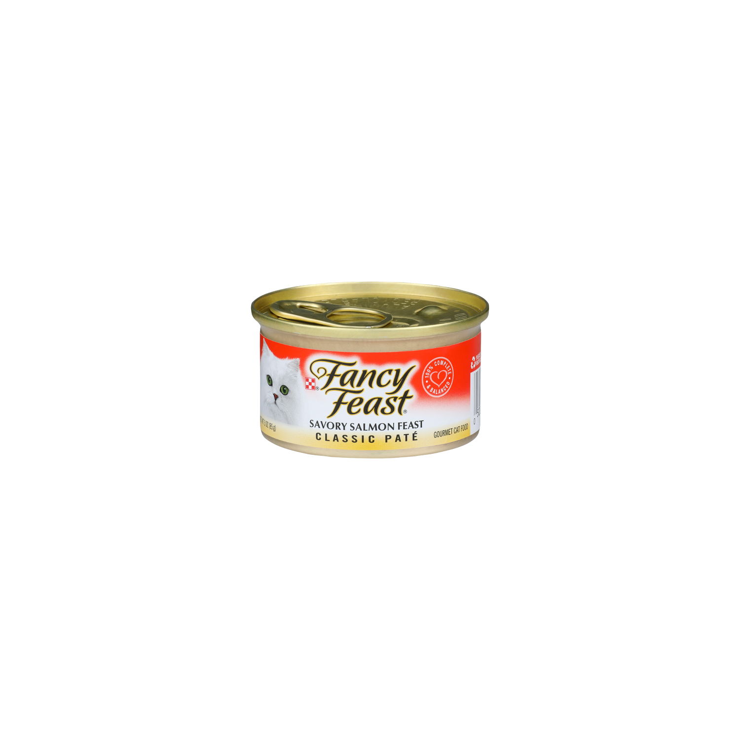 Fancy Feast Savory Salmon Feast Classic Pate Gourmet Cat Food - 3 Ounce Image 1 of 2
