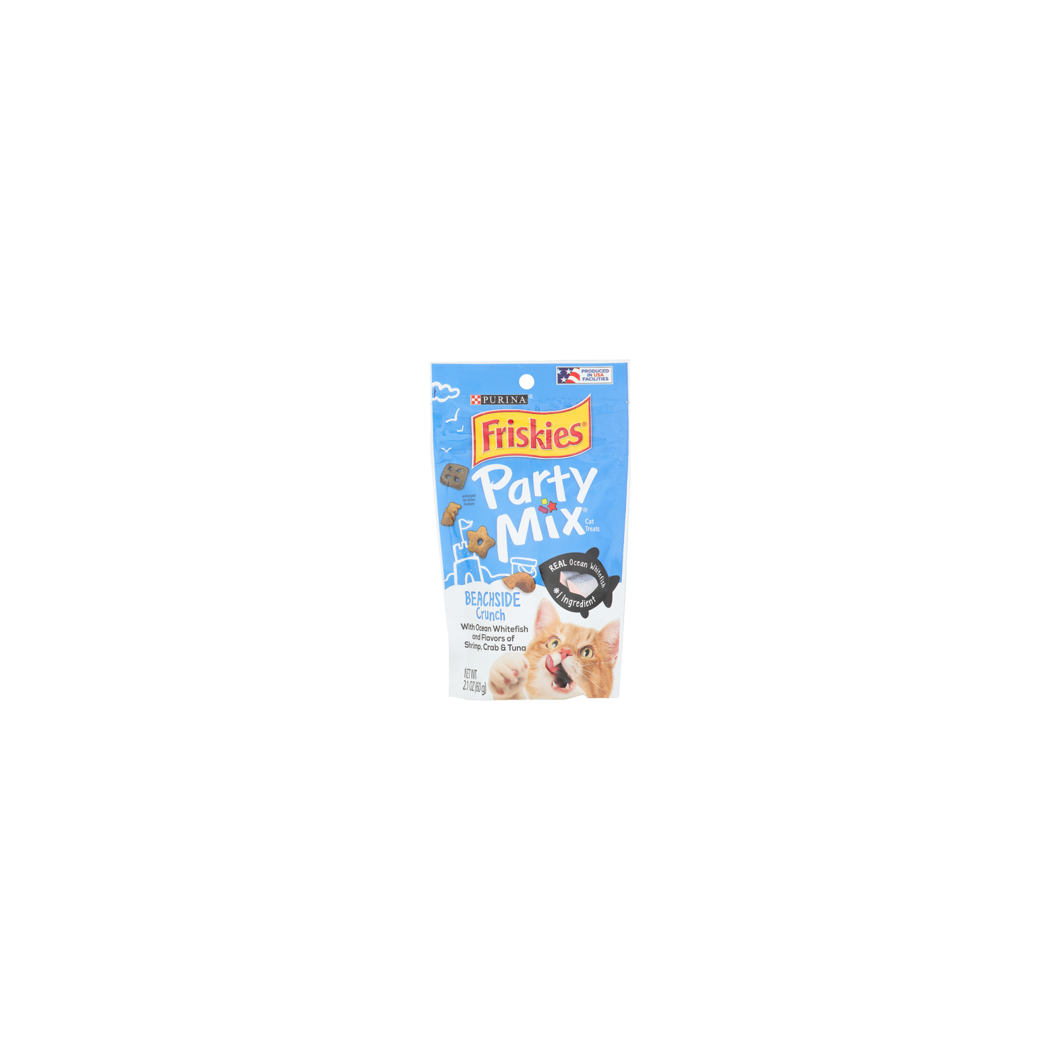Purina Friskies Beachside Crunch Party Mix Cat Treats - 2.1 Ounce Image 1 of 4