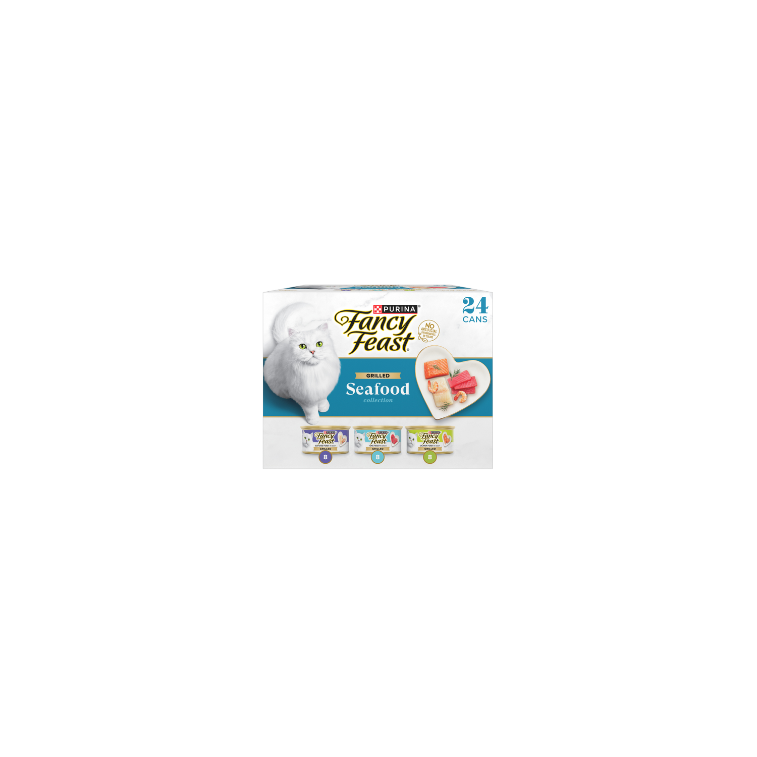Purina Fancy Feast Grilled Seafood Collection Wet Cat Food - 4.5 Pound Image 1 of 3