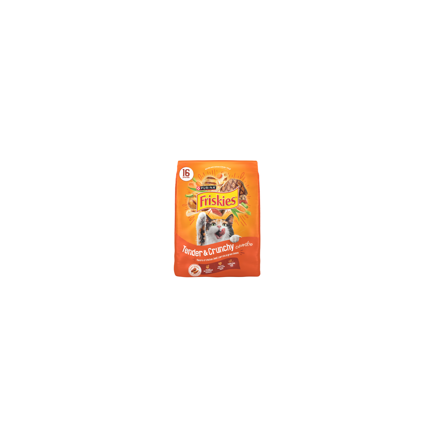 Purina Friskies Tender And Crunchy Combo With Flavors Of Chicken - 16 Pound Image 1 of 4