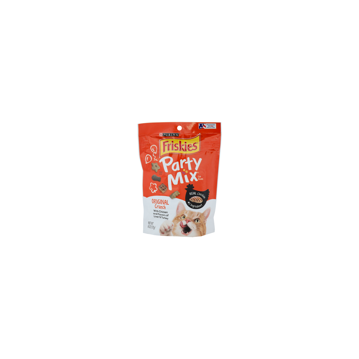 Purina Friskies Original Crunch Party Mix Cat Treats - 6 Ounce Image 1 of 4